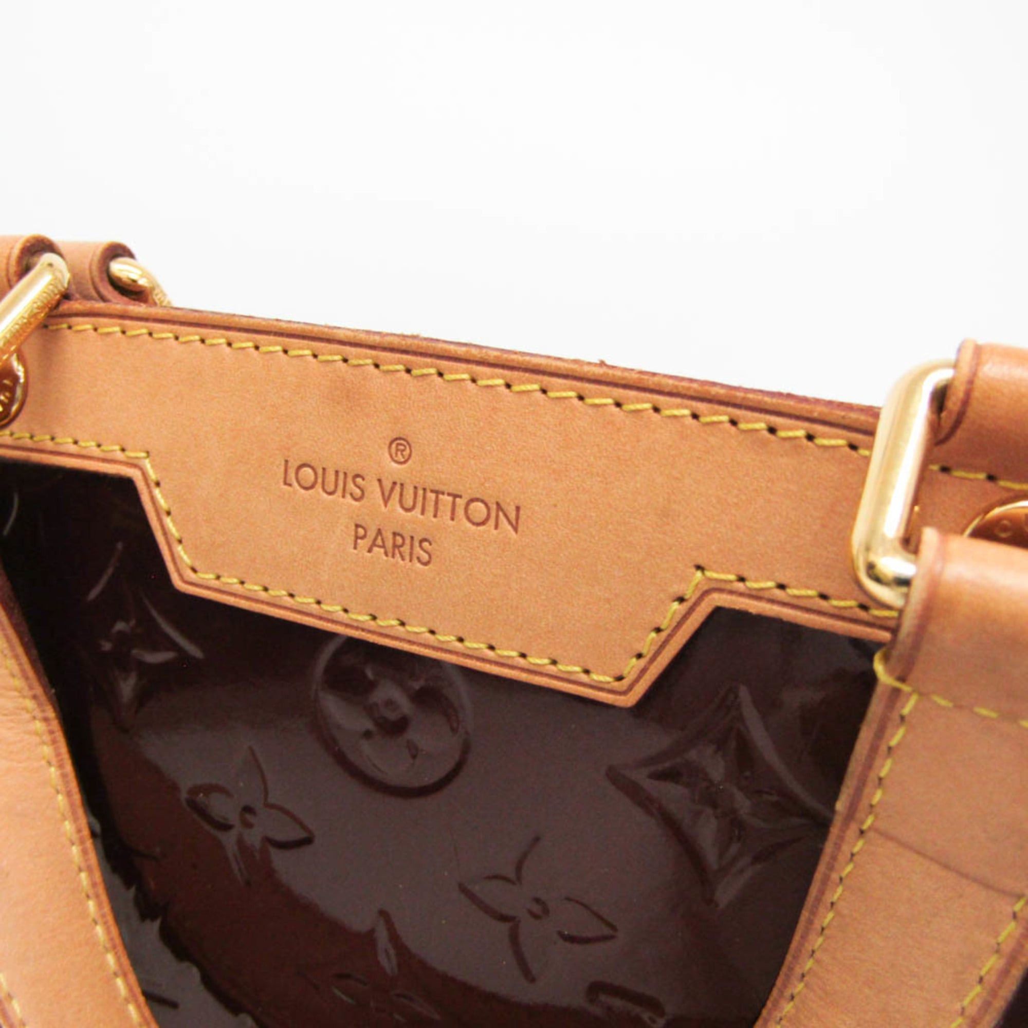 Louis Vuitton Louis Vuitton Monogram Vernis Blair GM M91689 Women's Handbag Rouge Fauviste Size ONE SIZE - 13 Thumbnail