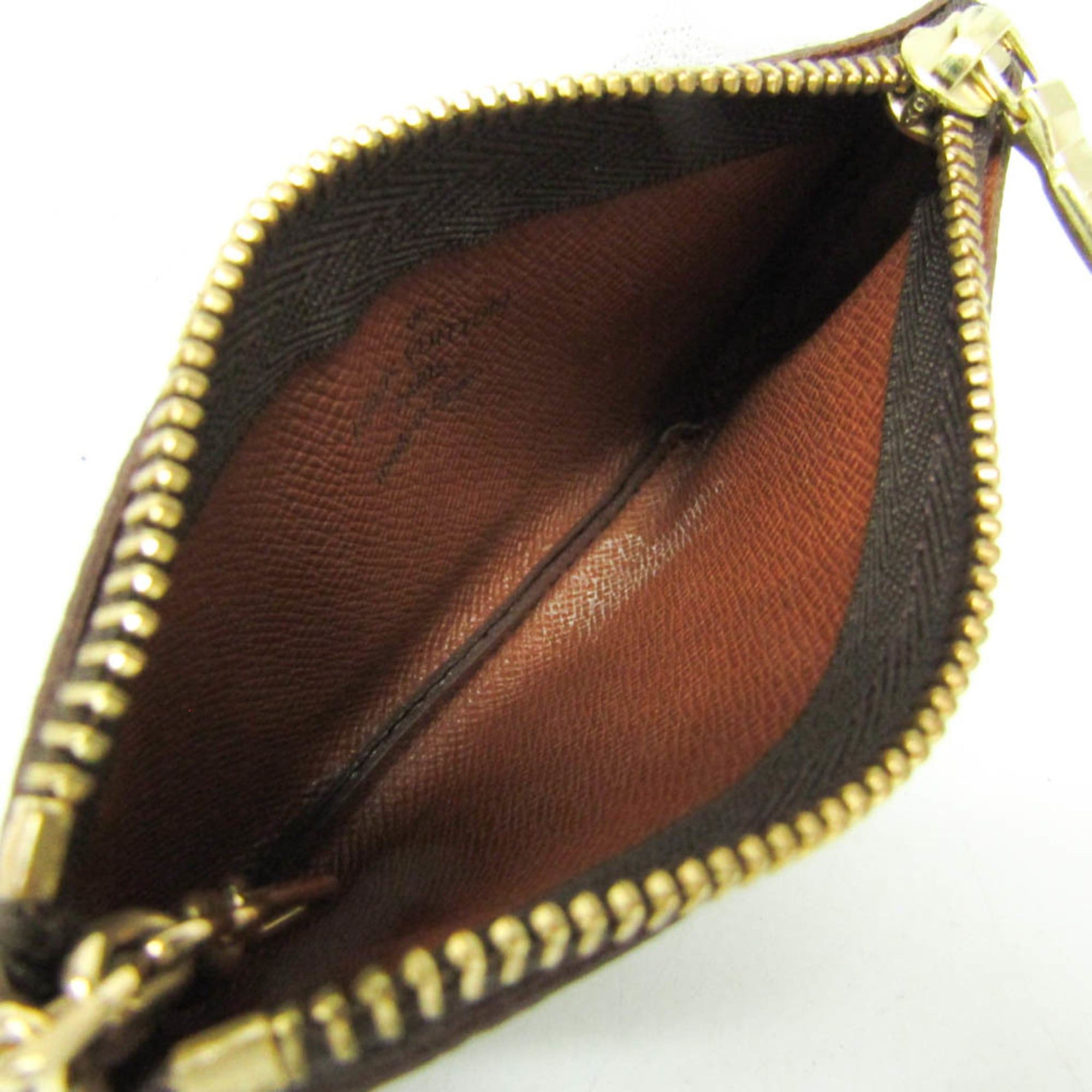Louis Vuitton Louis Vuitton Monogram Key Pouch M62650 Men,Women Monogram Coin Purse/coin Case Brown Size ONE SIZE - 3 Thumbnail