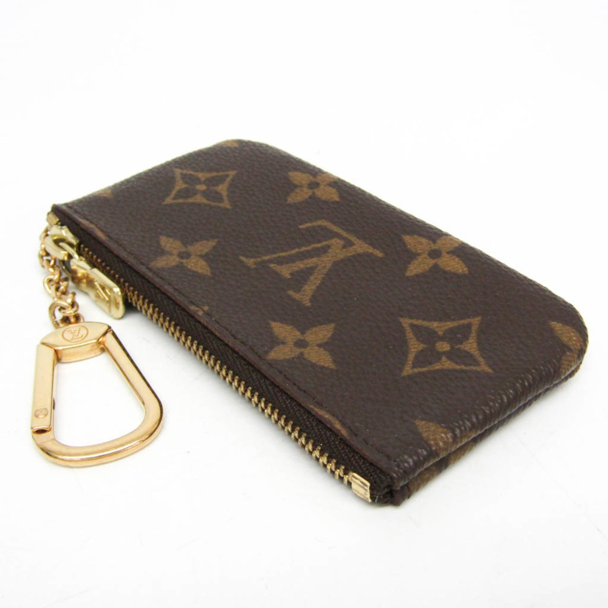 Louis Vuitton Louis Vuitton Monogram Key Pouch M62650 Men,Women Monogram Coin Purse/coin Case Brown Size ONE SIZE - 4 Thumbnail