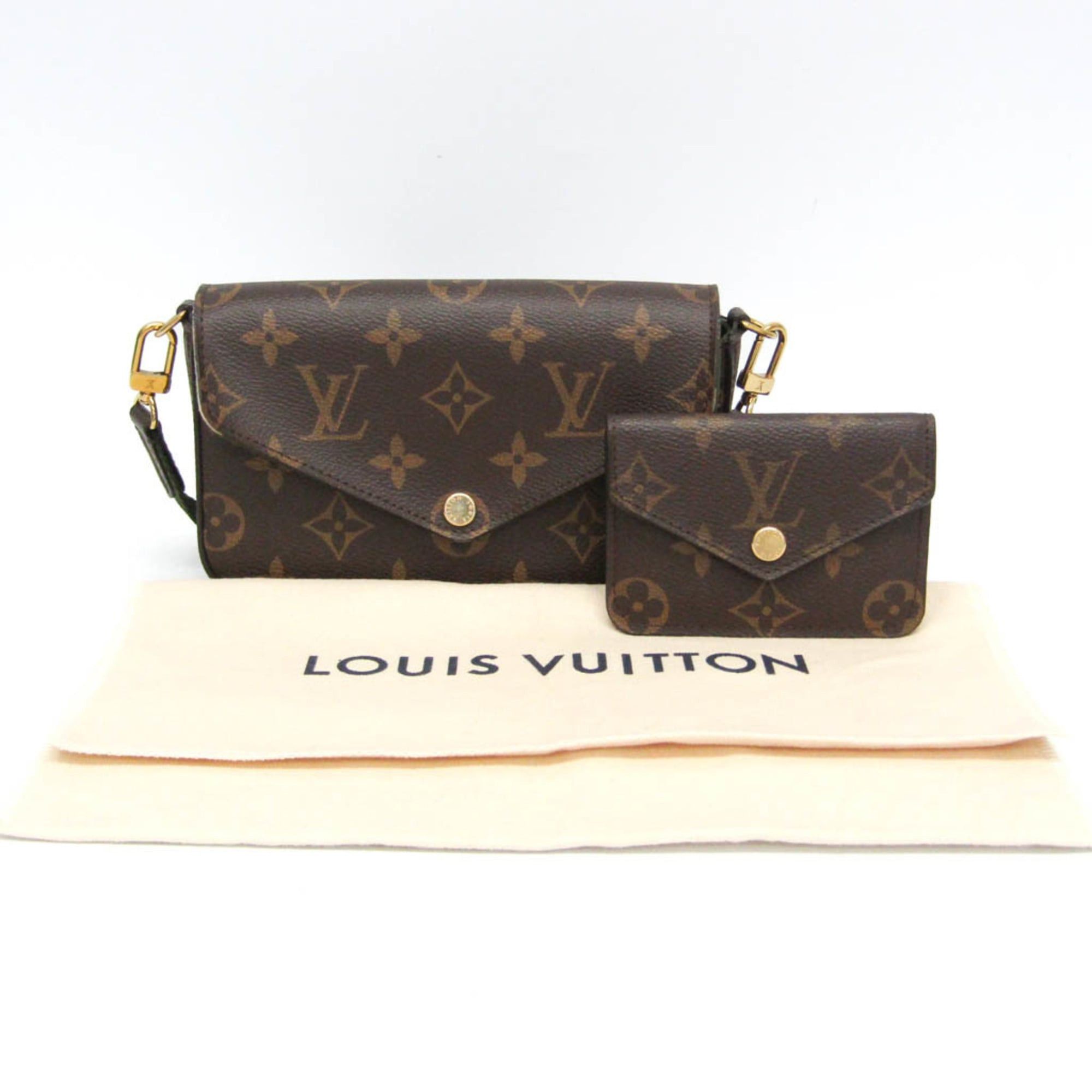Louis Vuitton Louis Vuitton Monogram Multi Pochette Felicie M80091 Women's Shoulder Bag Black,Khaki Size ONE SIZE - 2 Thumbnail