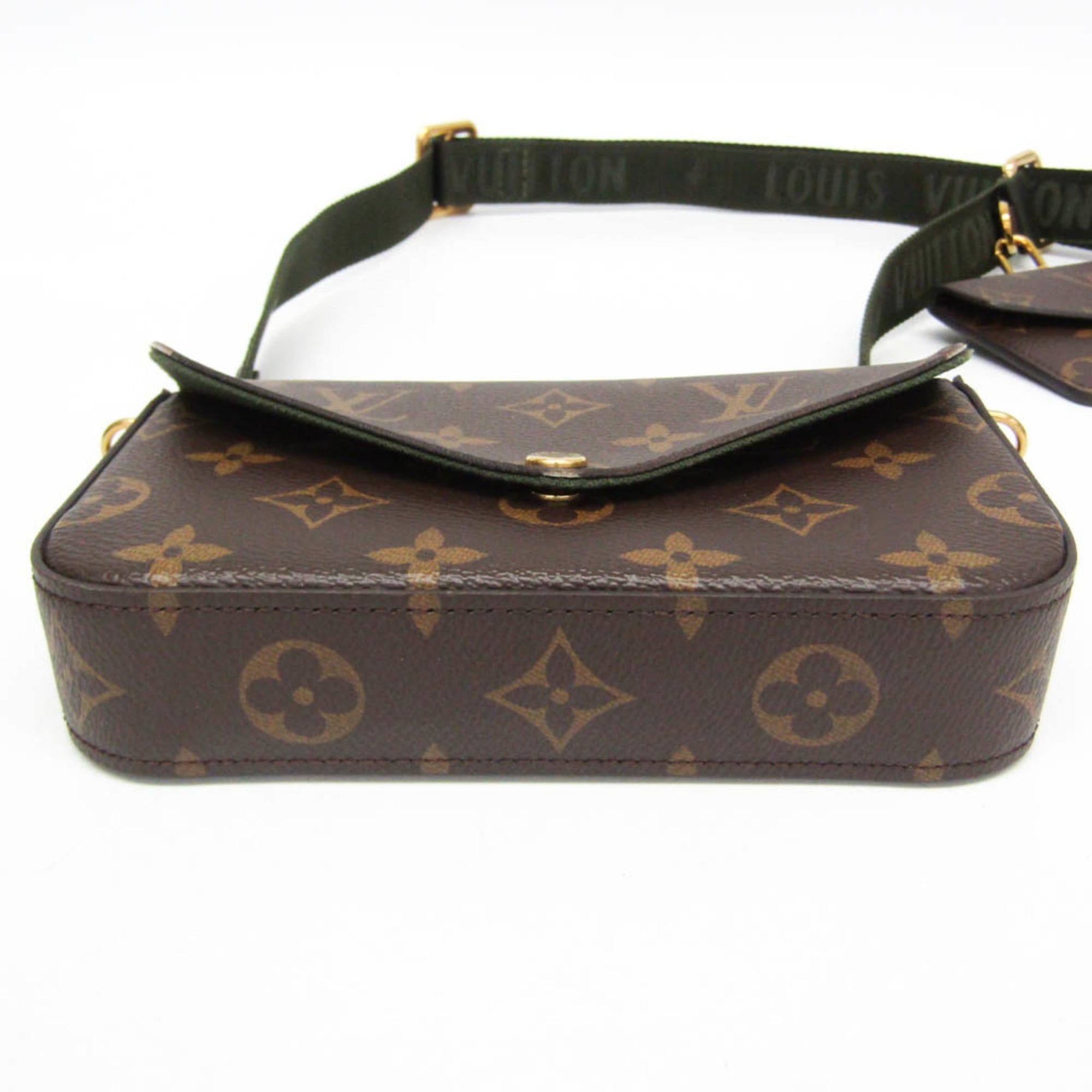 Louis Vuitton Louis Vuitton Monogram Multi Pochette Felicie M80091 Women's Shoulder Bag Black,Khaki Size ONE SIZE - 7 Thumbnail