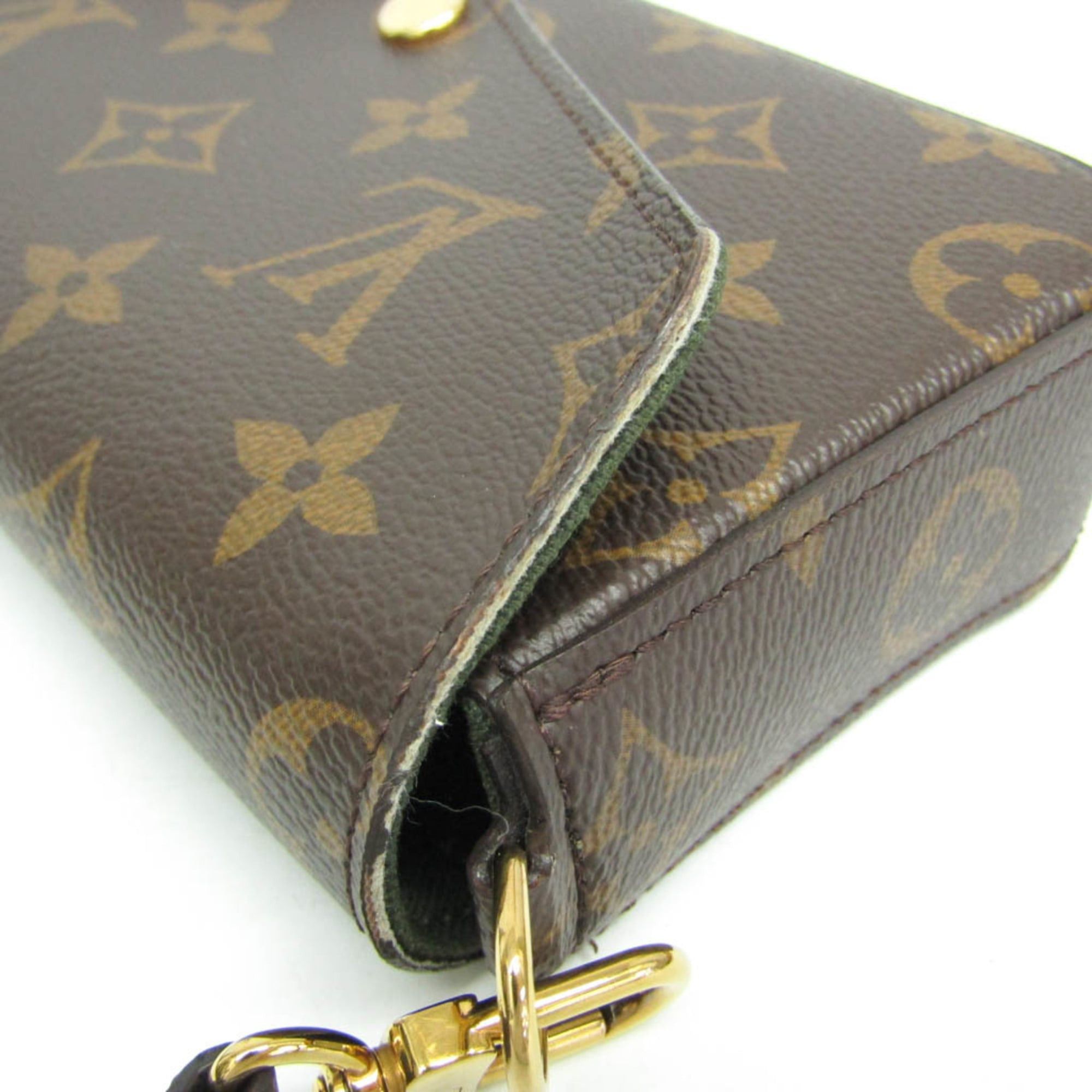 Louis Vuitton Louis Vuitton Monogram Multi Pochette Felicie M80091 Women's Shoulder Bag Black,Khaki Size ONE SIZE - 5 Thumbnail