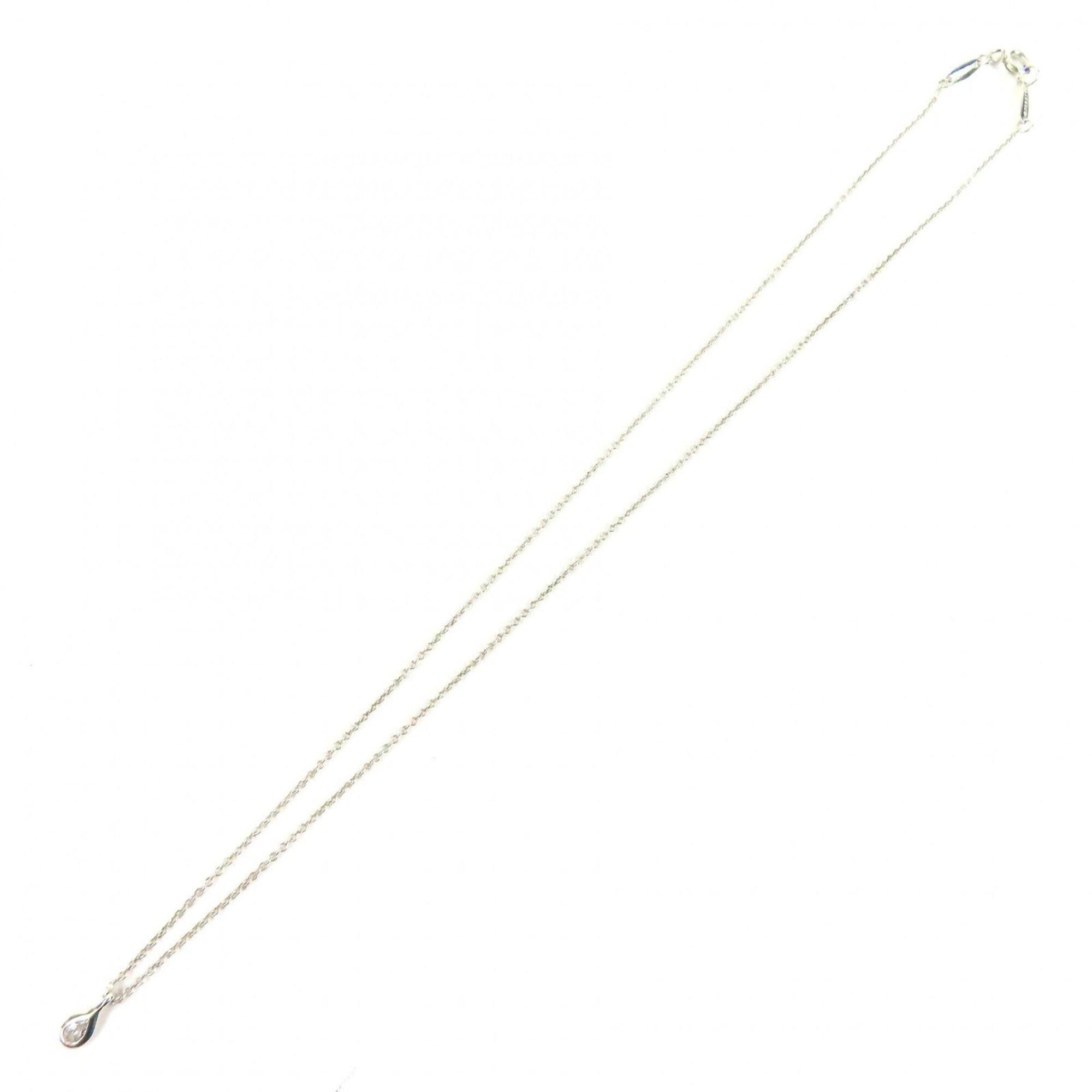 Tiffany & Co. TIFFANY&Co. Tiffany & Co. Elsa Peretti By the Yard Pear-Shaped Diamond AG925 Necklace, Silver, Made in Spain, Weight 1.5g, Women's, Very Popular, Highly Recommended ◎ Size ONE SIZE - 3 Thumbnail
