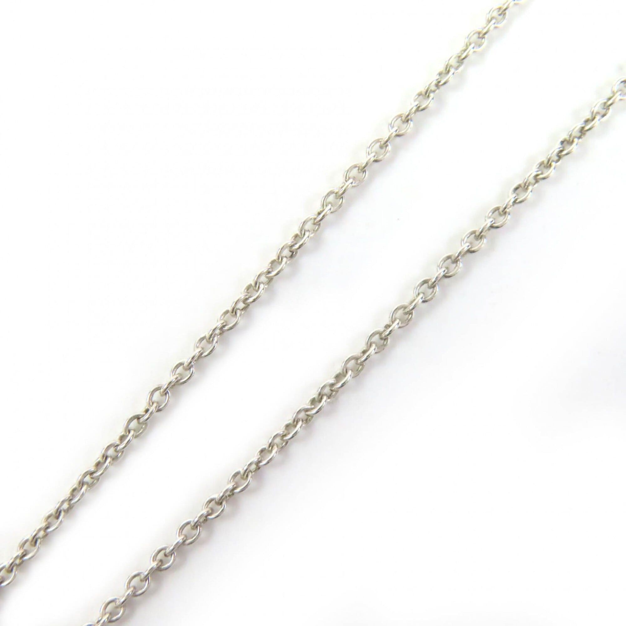 Tiffany & Co. TIFFANY&Co. Tiffany & Co. Elsa Peretti By the Yard Pear-Shaped Diamond AG925 Necklace, Silver, Made in Spain, Weight 1.5g, Women's, Very Popular, Highly Recommended ◎ Size ONE SIZE - 4 Thumbnail