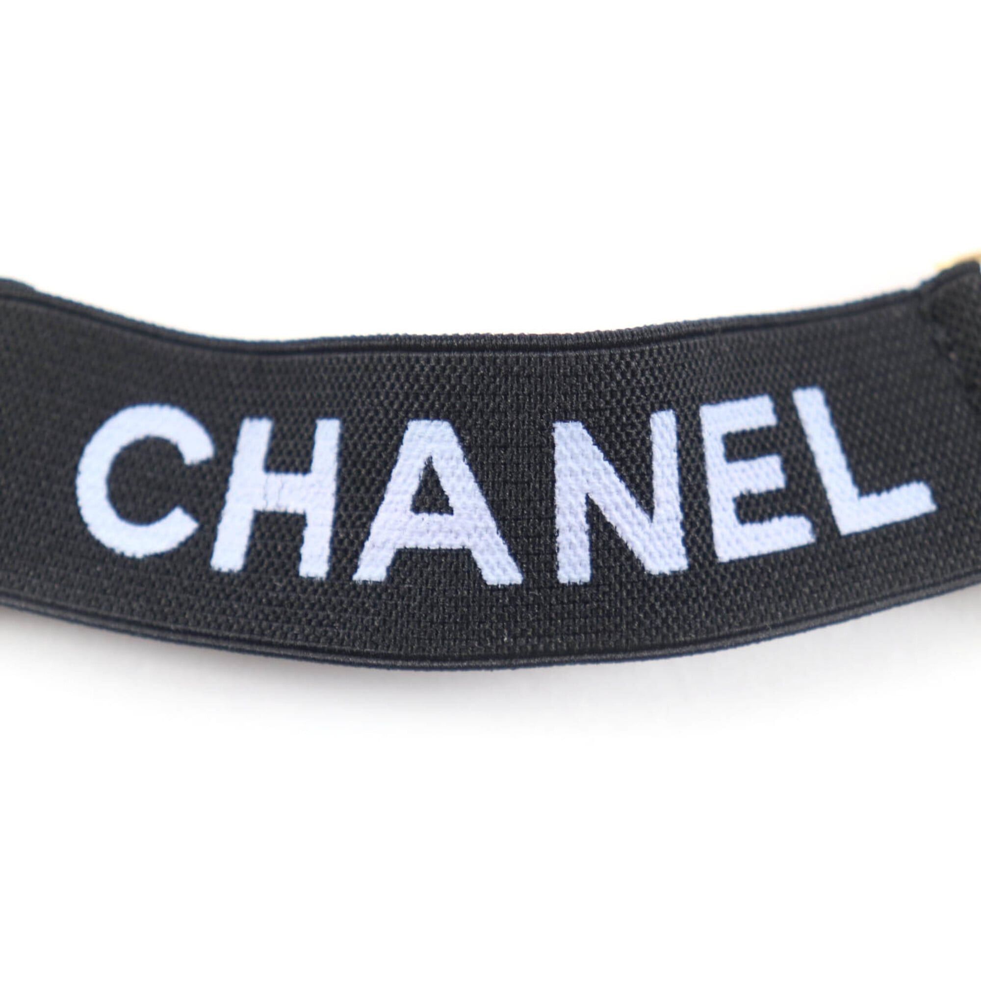 Chanel CHANEL Vintage 94P A03530 Logo Design Armband, Black with Gold Hardware, Box, Women's. Size ONE SIZE - 8 Thumbnail