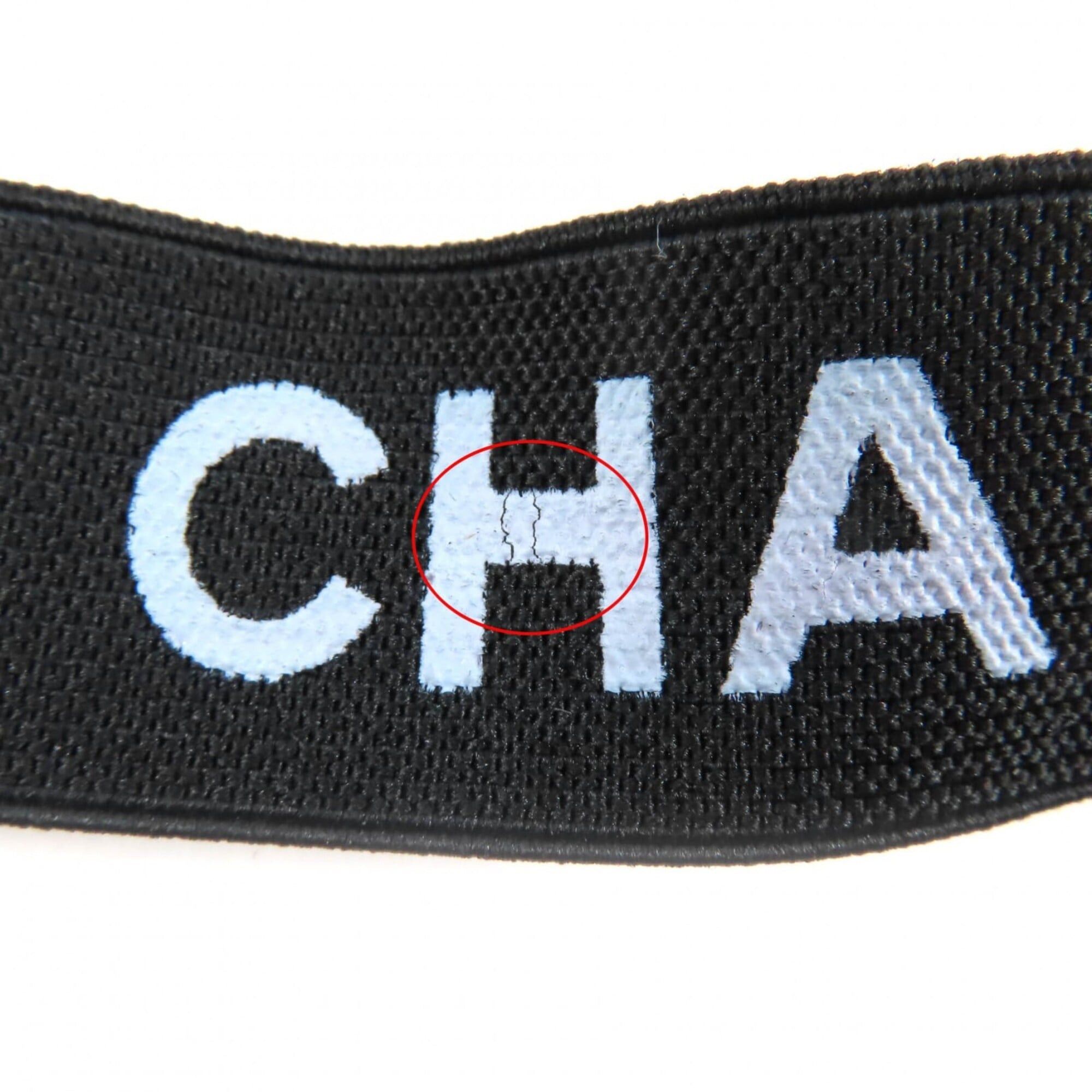 Chanel CHANEL Vintage 94P A03530 Logo Design Armband, Black with Gold Hardware, Box, Women's. Size ONE SIZE - 10 Thumbnail