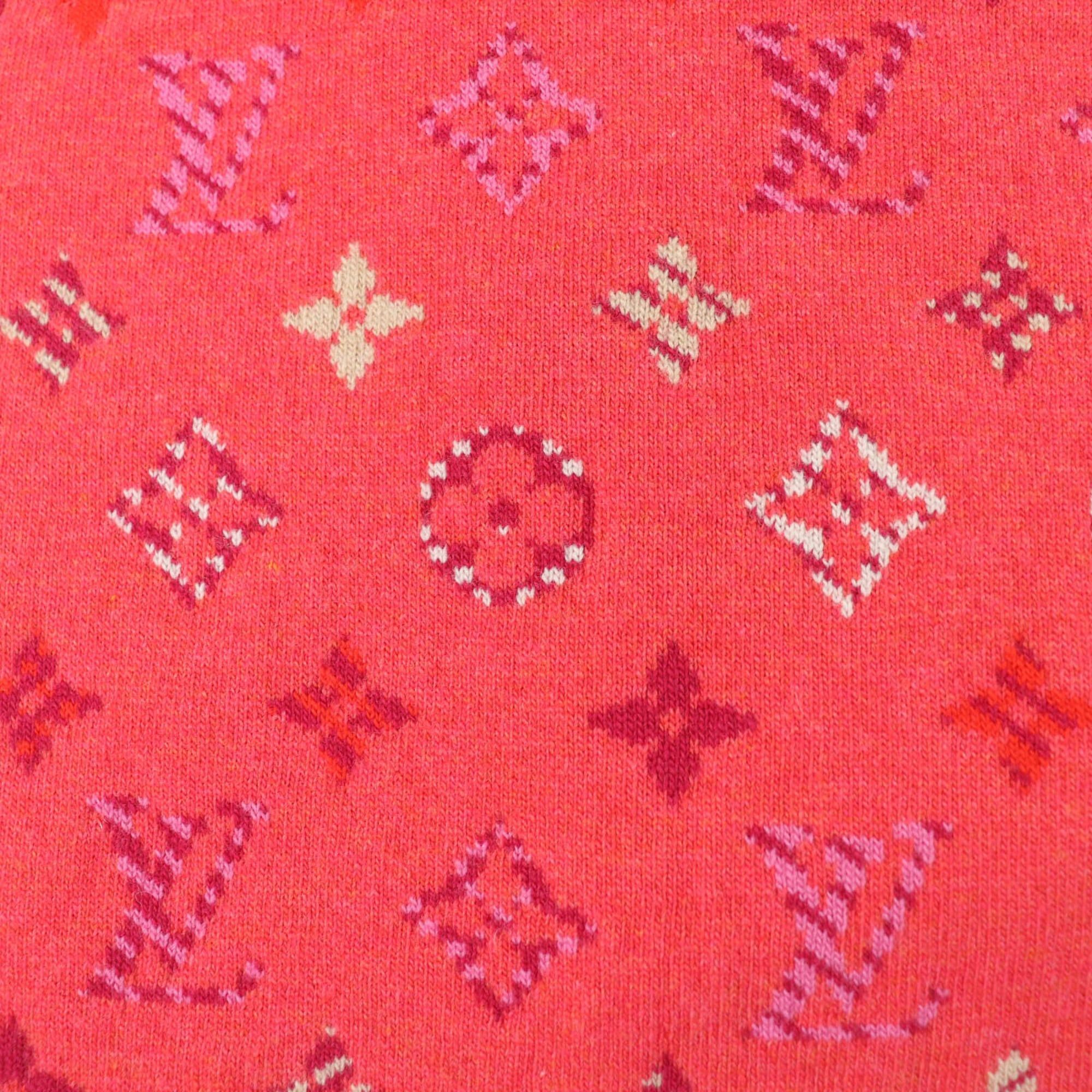 Louis Vuitton LOUIS VUITTON (Louis Vuitton) 2018 model M70876 Echarpe Pop Monogram Wool Cashmere Knit Scarf, Multicolor, with Box, Made in Italy, Authentic, Women's. Size ONE SIZE - 5 Thumbnail