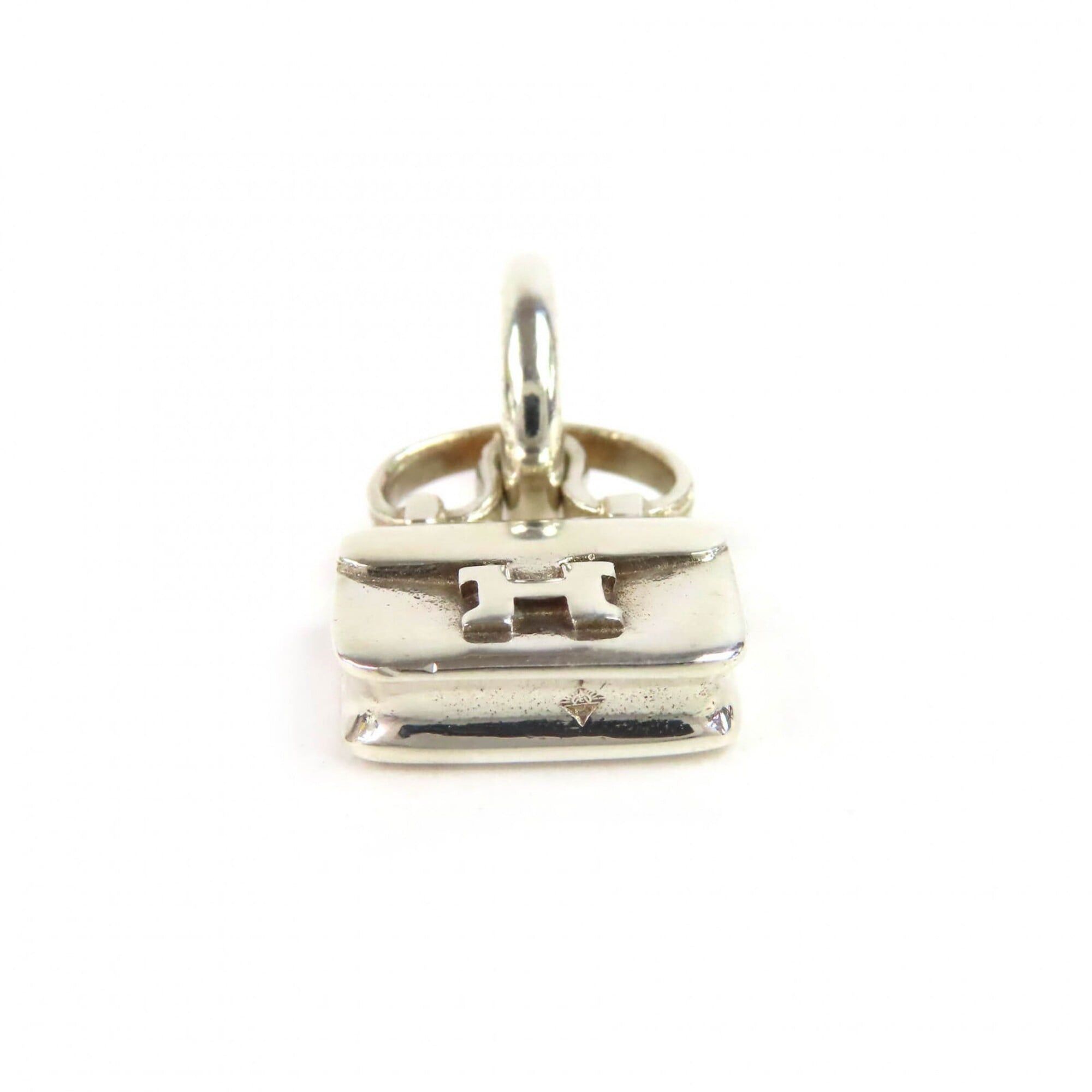 Hermes HERMES Amulette Constance AG925 Bag Motif Pendant Top, Silver, Weight 6.6g, Women's, Highly Recommended ◎ Size ONE SIZE - 4 Thumbnail