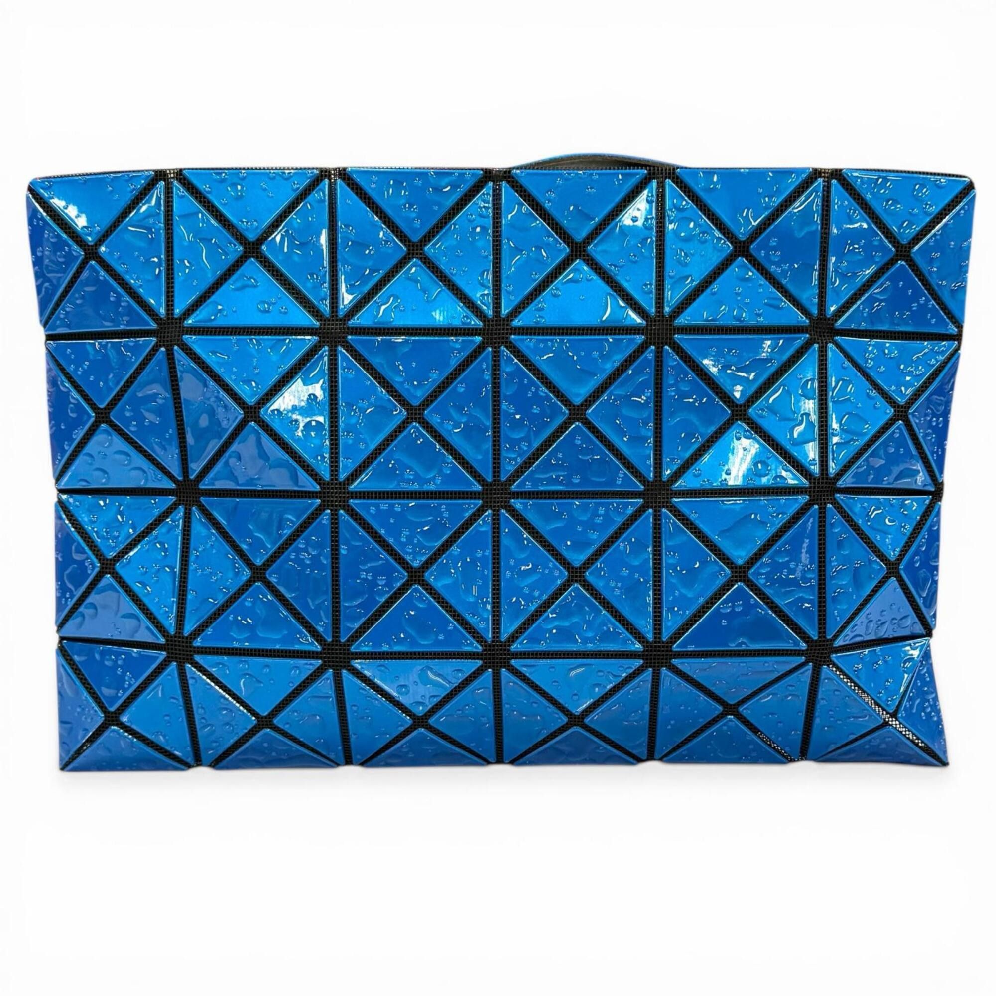 Issey Miyake BAOBAO ISSEY MIYAKE Triangle Piece Waterdrop Motif Clutch Bag Second Blue Made in Japan Women's Size ONE SIZE - 2 Thumbnail