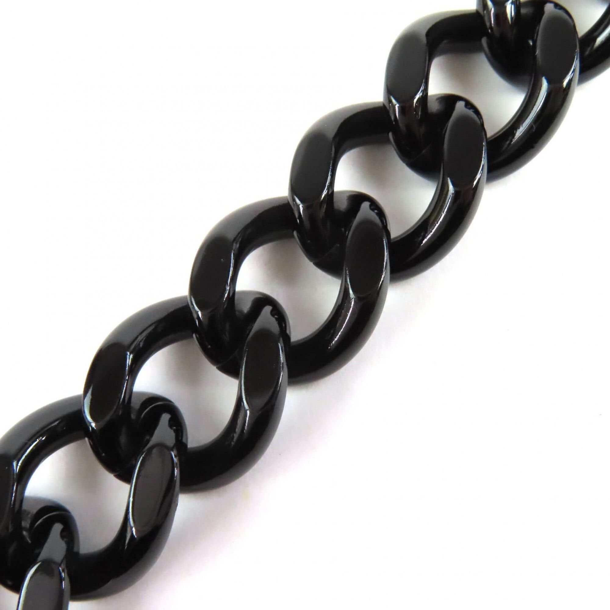 Dior Christian Dior DIOR CD ICON Chain Link Bracelet, Black, Women's Accessory - Highly Recommended! Size ONE SIZE - 3 Thumbnail