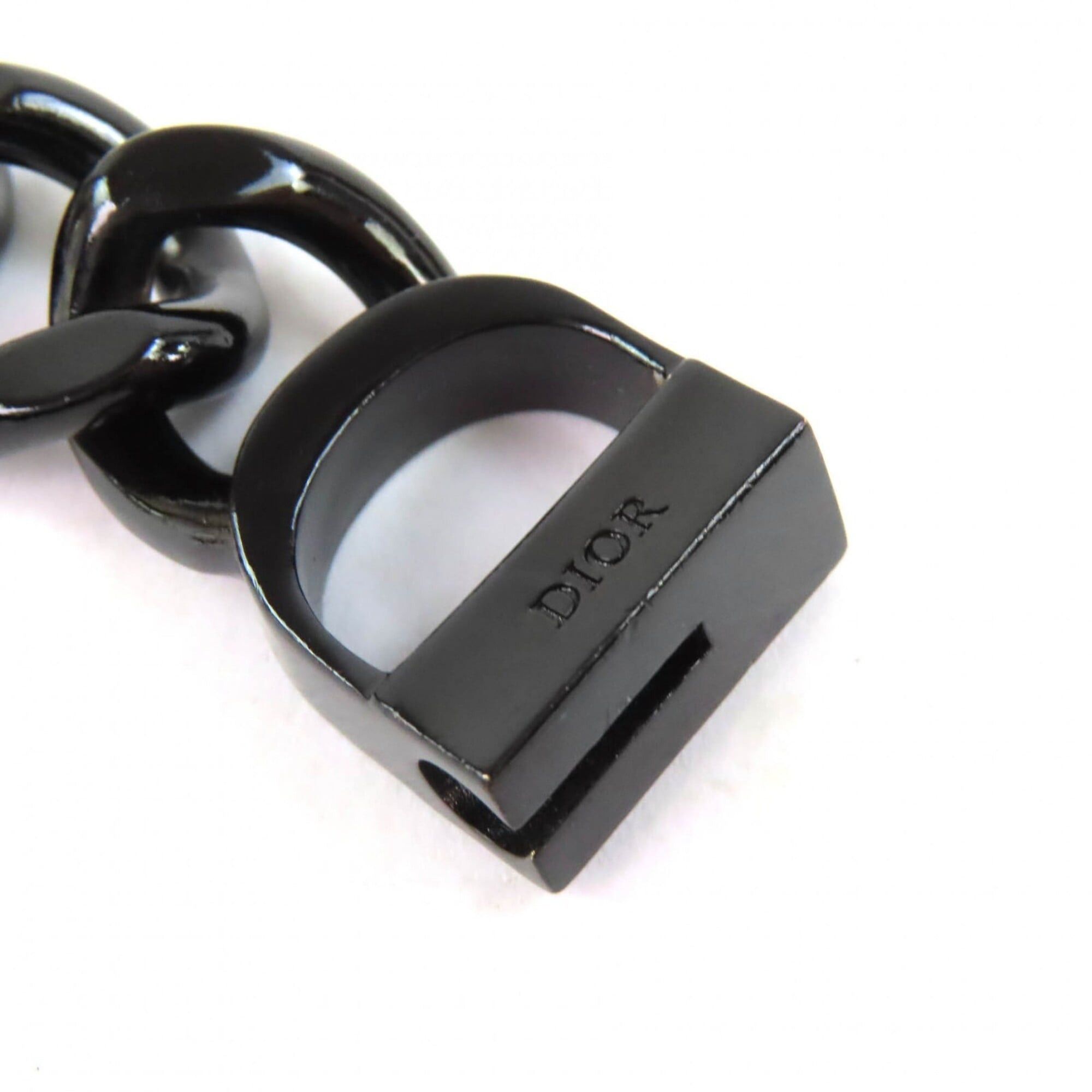 Dior Christian Dior DIOR CD ICON Chain Link Bracelet, Black, Women's Accessory - Highly Recommended! Size ONE SIZE - 6 Thumbnail