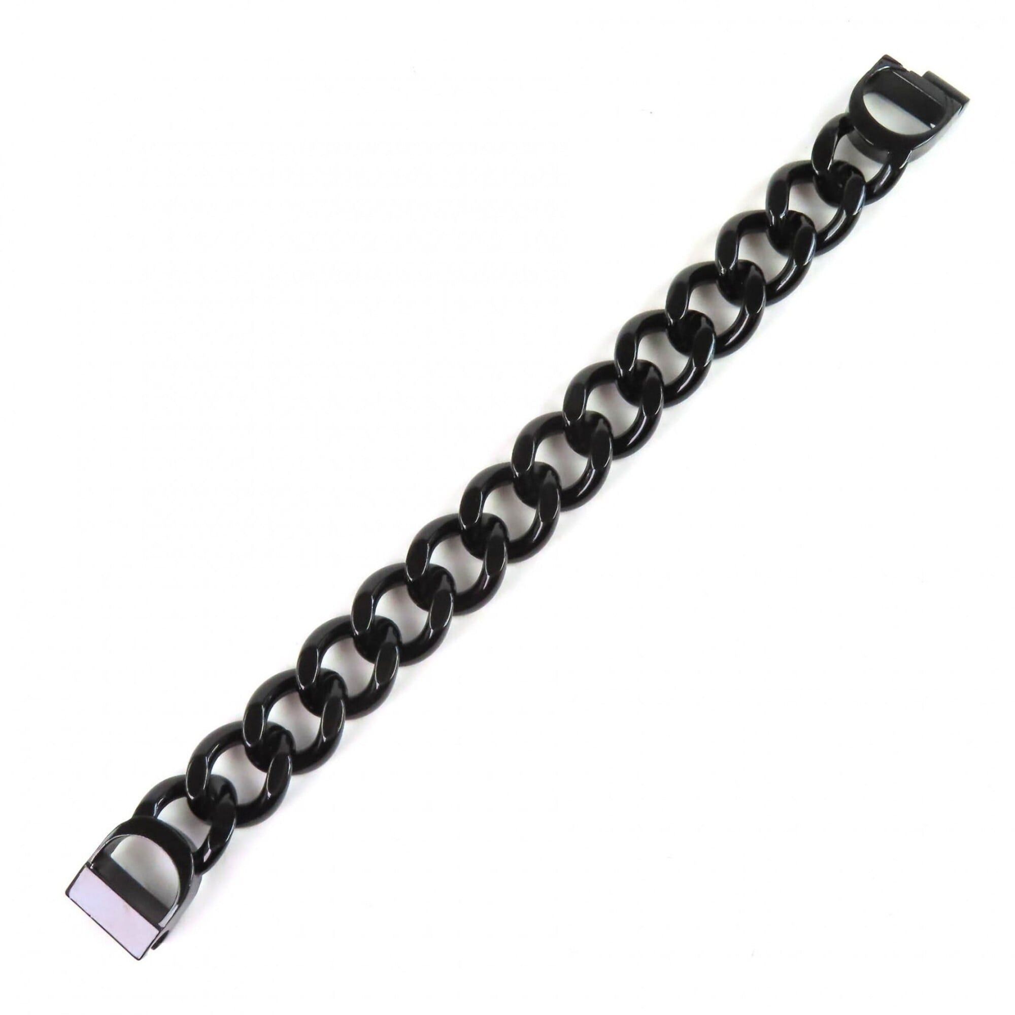 Dior Christian Dior DIOR CD ICON Chain Link Bracelet, Black, Women's Accessory - Highly Recommended! Size ONE SIZE - 2 Thumbnail
