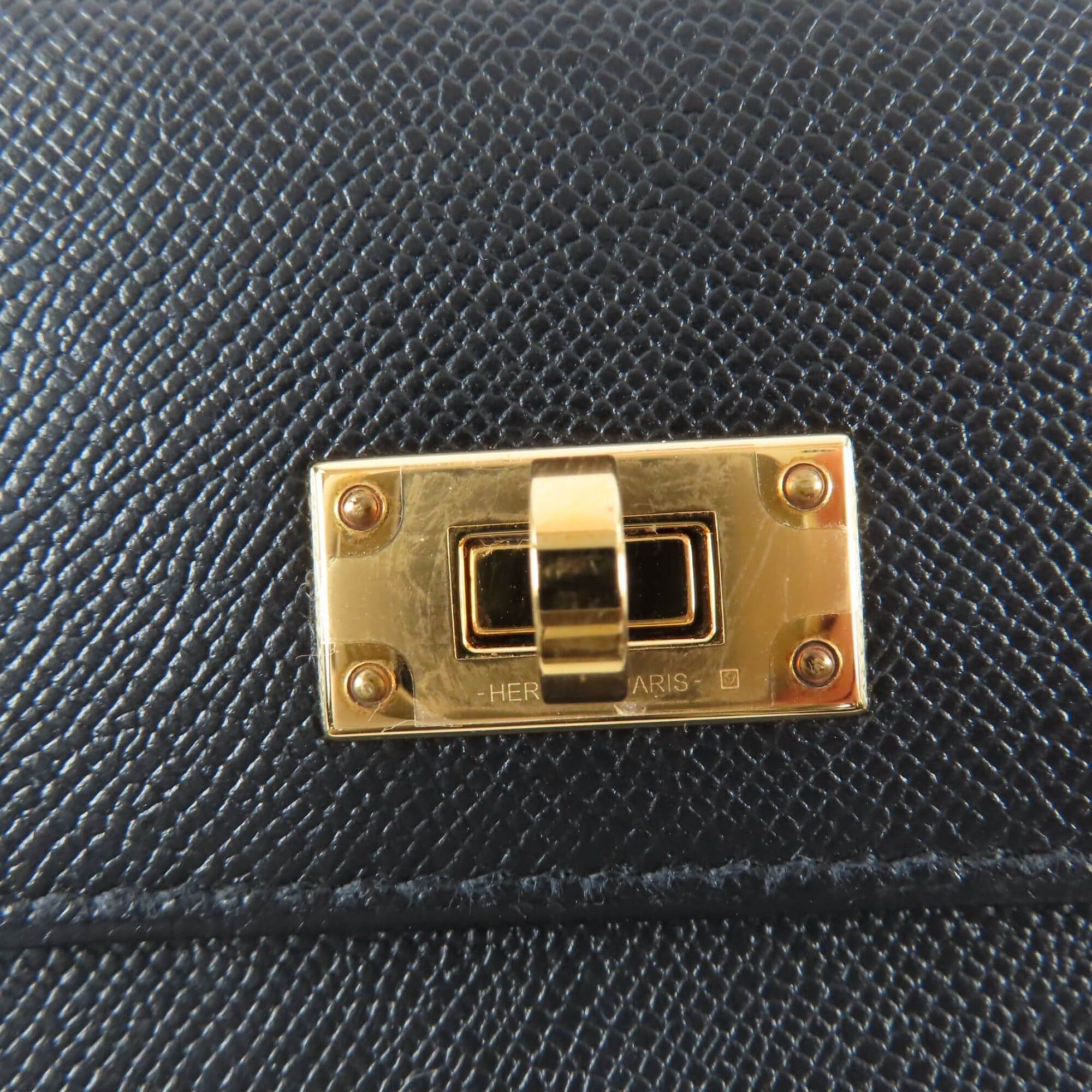 Hermes HERMES Kelly Pocket Long Wallet, Veau Epsom Leather, Gold Hardware, Black, W Stamp, Made in France, Women's, with Box and Dust Bag. Size ONE SIZE - 8 Thumbnail