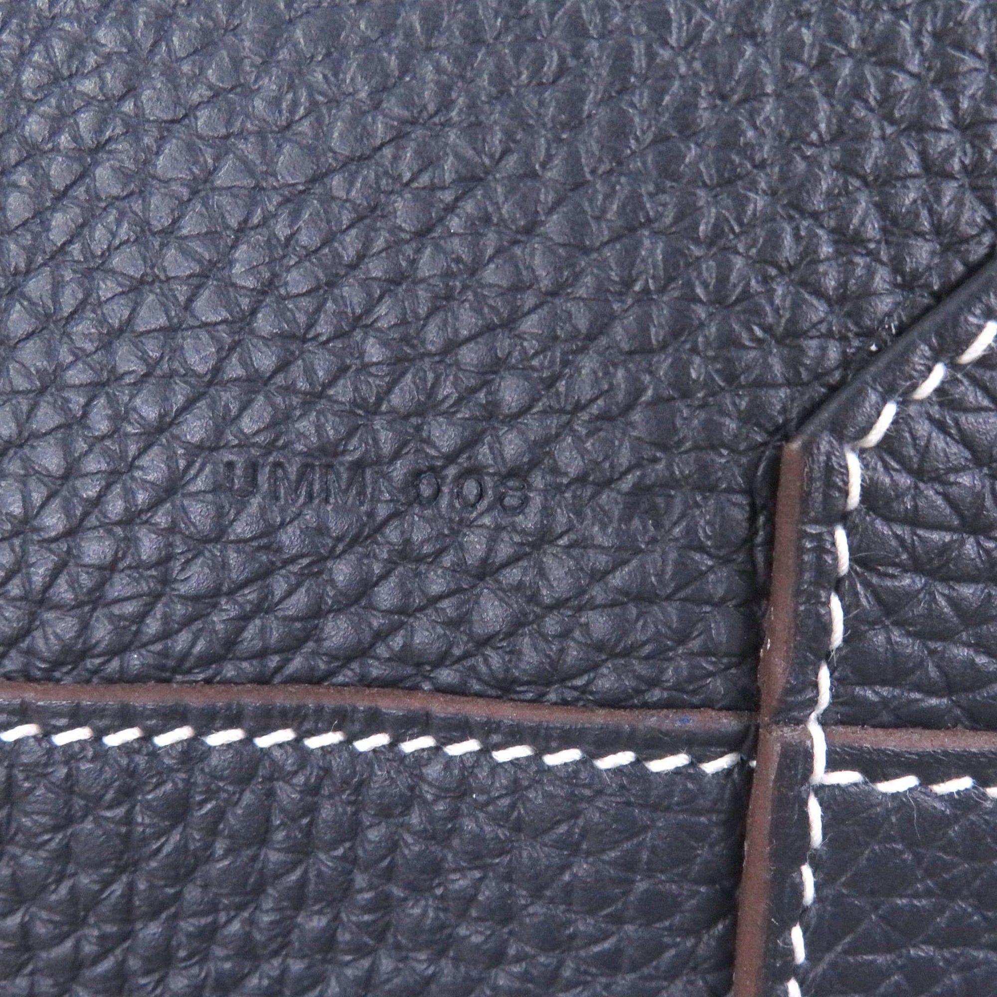 Hermes HERMES Double Sens 45 Taurillon Clemence Leather Tote Bag, Etoupe Blue Nuit, U Stamp, with Box and Dust Made in France, Men's Size ONE SIZE - 11 Thumbnail