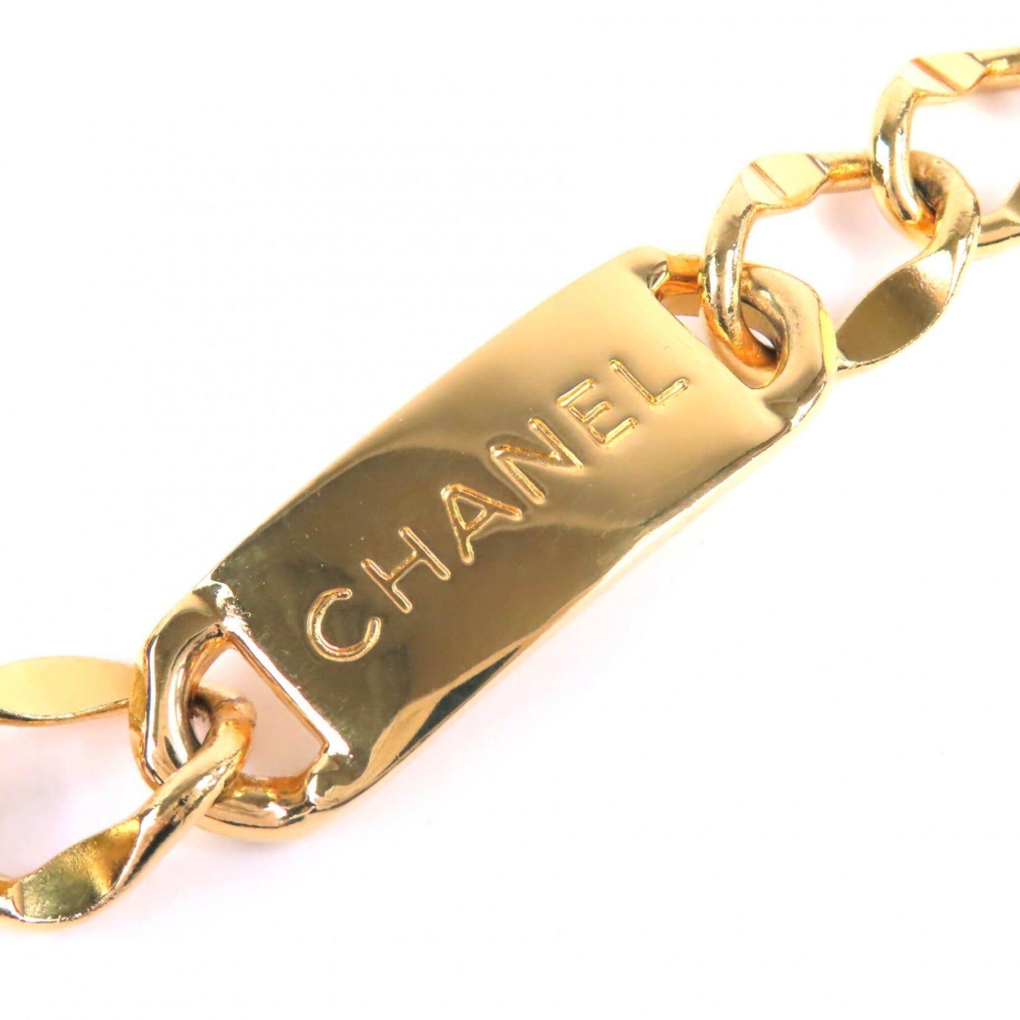 Chanel CHANEL Coco Mark Coin Motif Logo Plate Chain Belt, Approx. 88cm Total Length, Gold, Women's, Stylish, Highly Recommended ◎ Size ONE SIZE - 6 Thumbnail