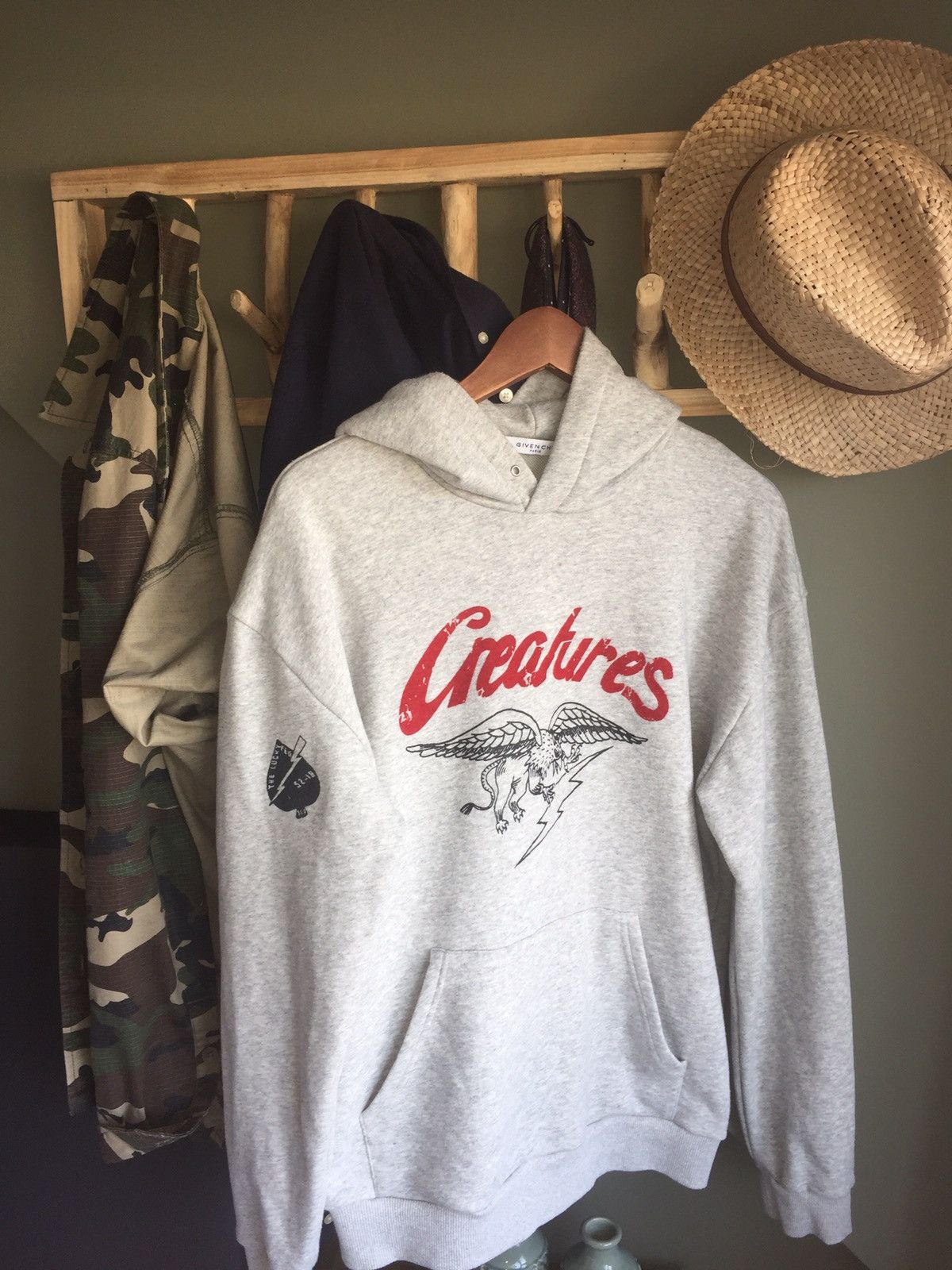 Givenchy Givenchy creatures hoodie size L Grailed