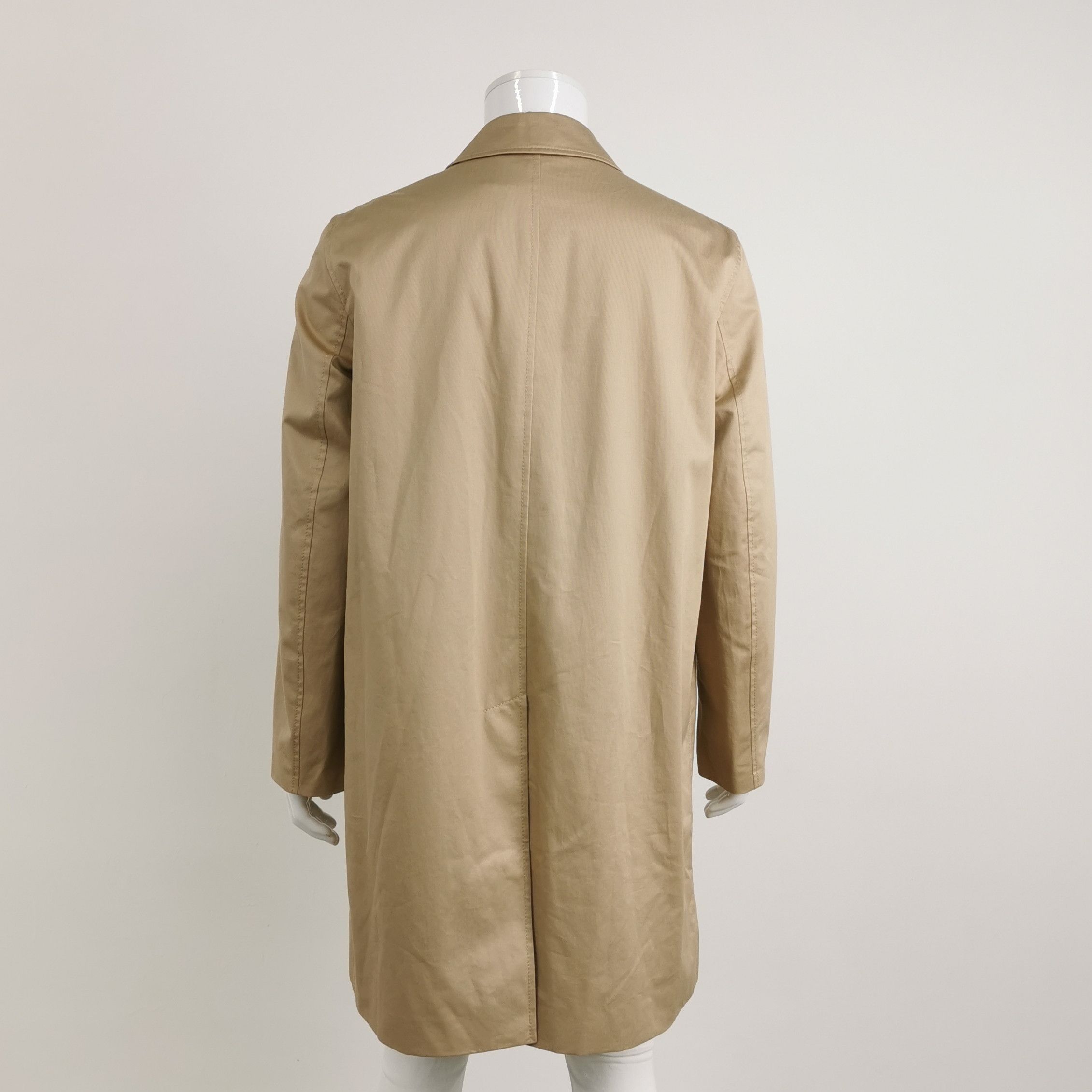 Burberry Burberry Soft Fawn Cotton Car Coat Size 50 Size US M / EU 48-50 / 2 - 2 Thumbnail