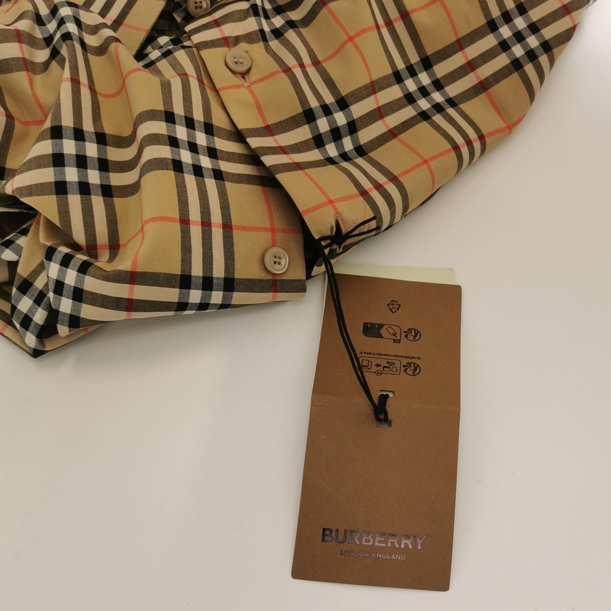 Burberry Burberry Check Short Sleeve Shirt US L Size US L / EU 52-54 / 3 - 4 Thumbnail