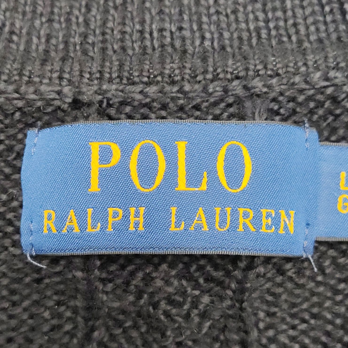 Polo Ralph Lauren Polo Ralph Lauren Cable Knit Polo Sweater L Size US L / EU 52-54 / 3 - 5 Thumbnail