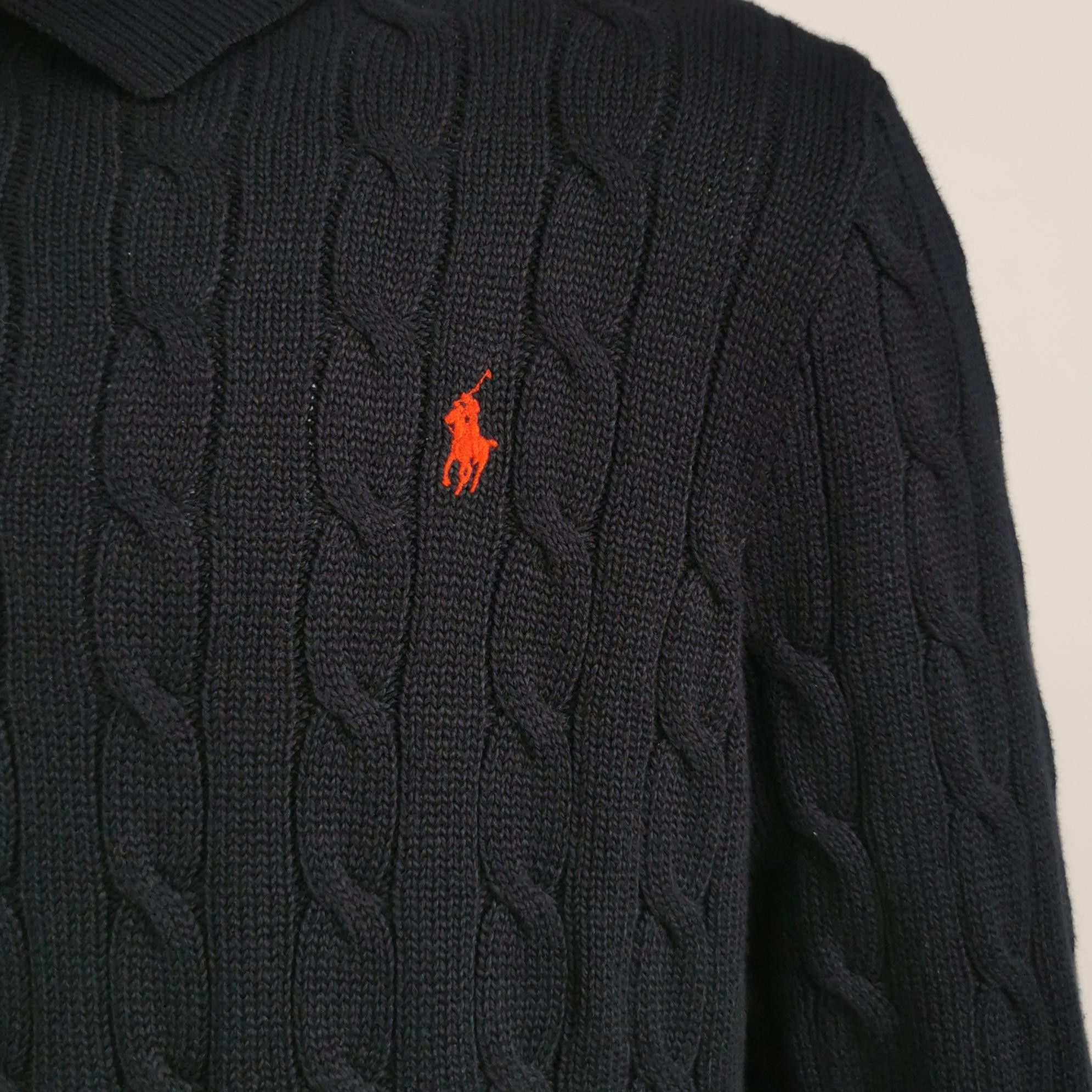 Polo Ralph Lauren Polo Ralph Lauren Cable Knit Polo Sweater L Size US L / EU 52-54 / 3 - 3 Thumbnail
