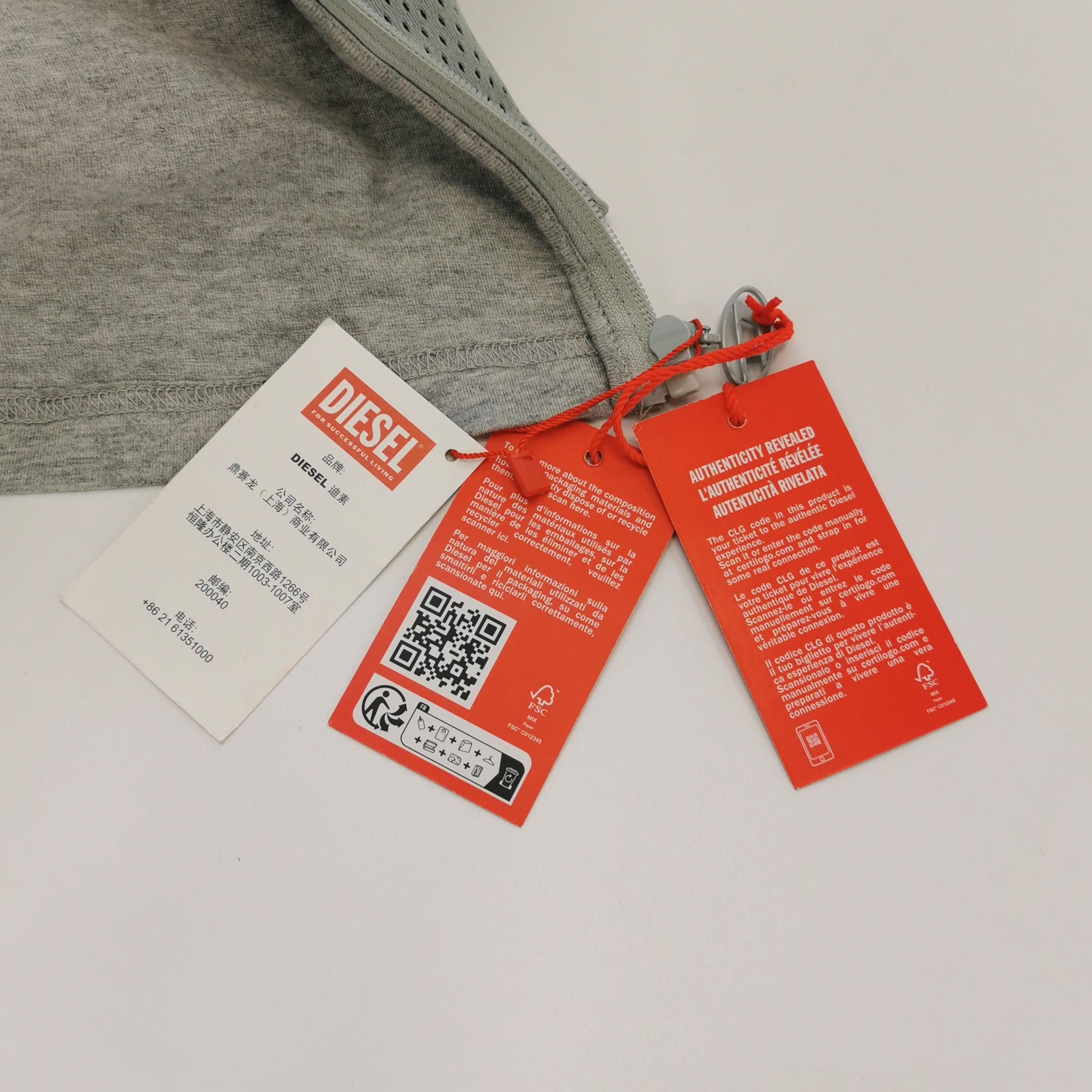 Diesel Diesel Mesh Panel Battery Logo Zip Hoodie US M Size US M / EU 48-50 / 2 - 4 Thumbnail
