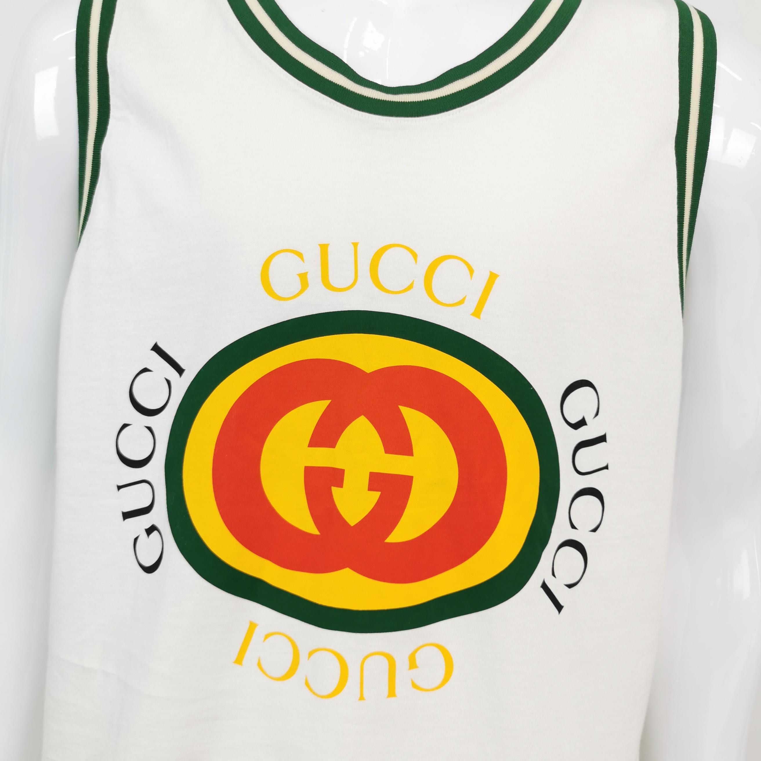 Gucci Gucci Interlocking G Cotton Tank Top Size S Size US S / EU 44-46 / 1 - 3 Thumbnail