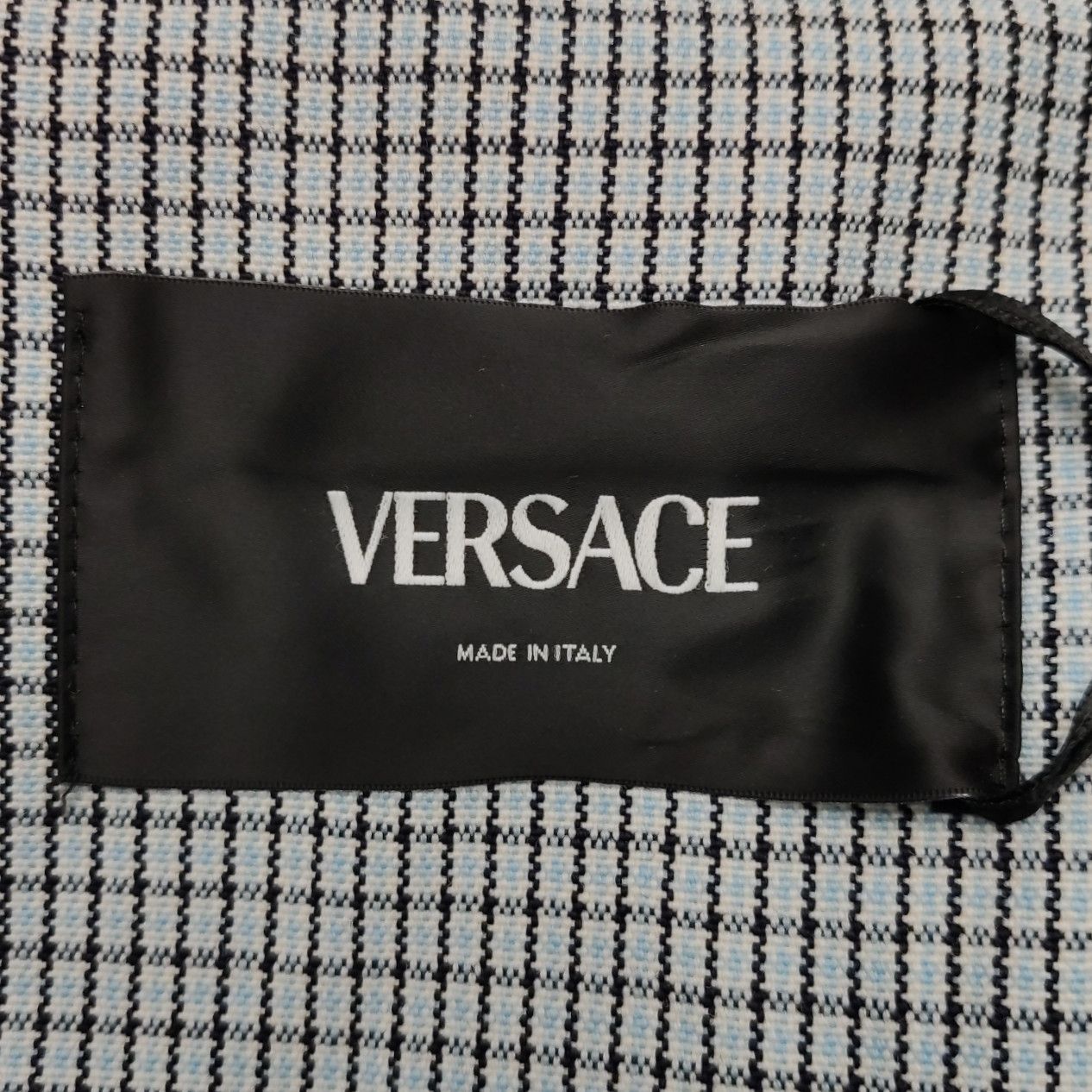 Versace Versace Gingham Check Wool Shirt Jacket US M Size US M / EU 48-50 / 2 - 6 Thumbnail