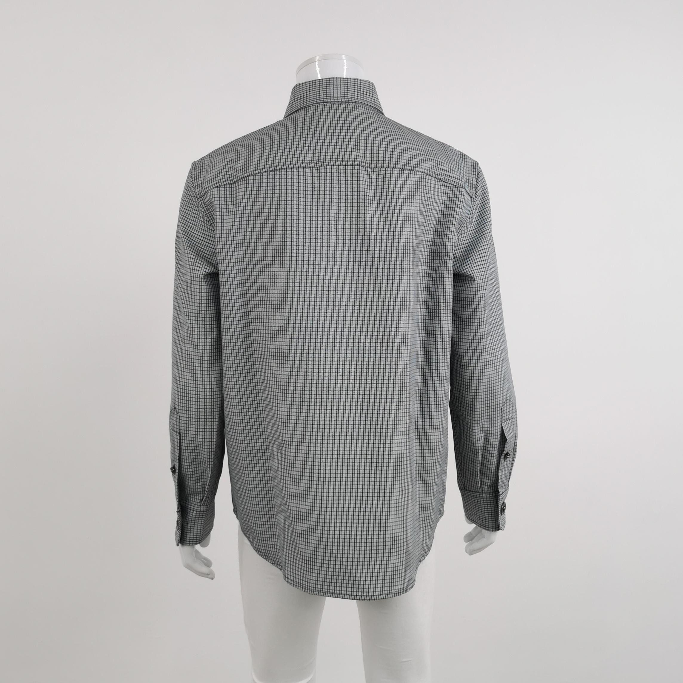 Versace Versace Gingham Check Wool Shirt Jacket US M Size US M / EU 48-50 / 2 - 2 Thumbnail