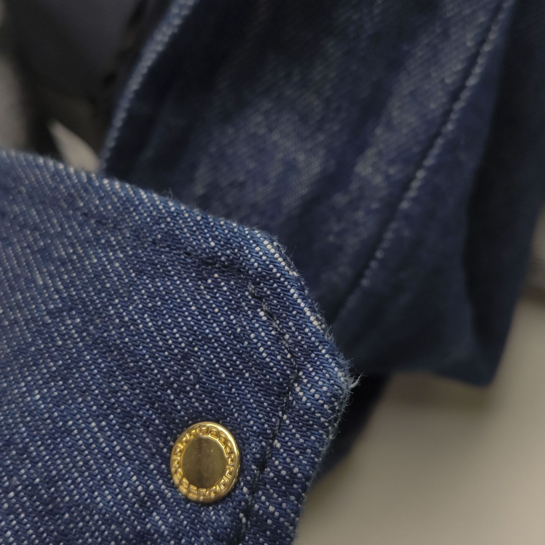 Versace Versace Medusa Button Denim Jacket Size S Size US S / EU 44-46 / 1 - 20 Thumbnail