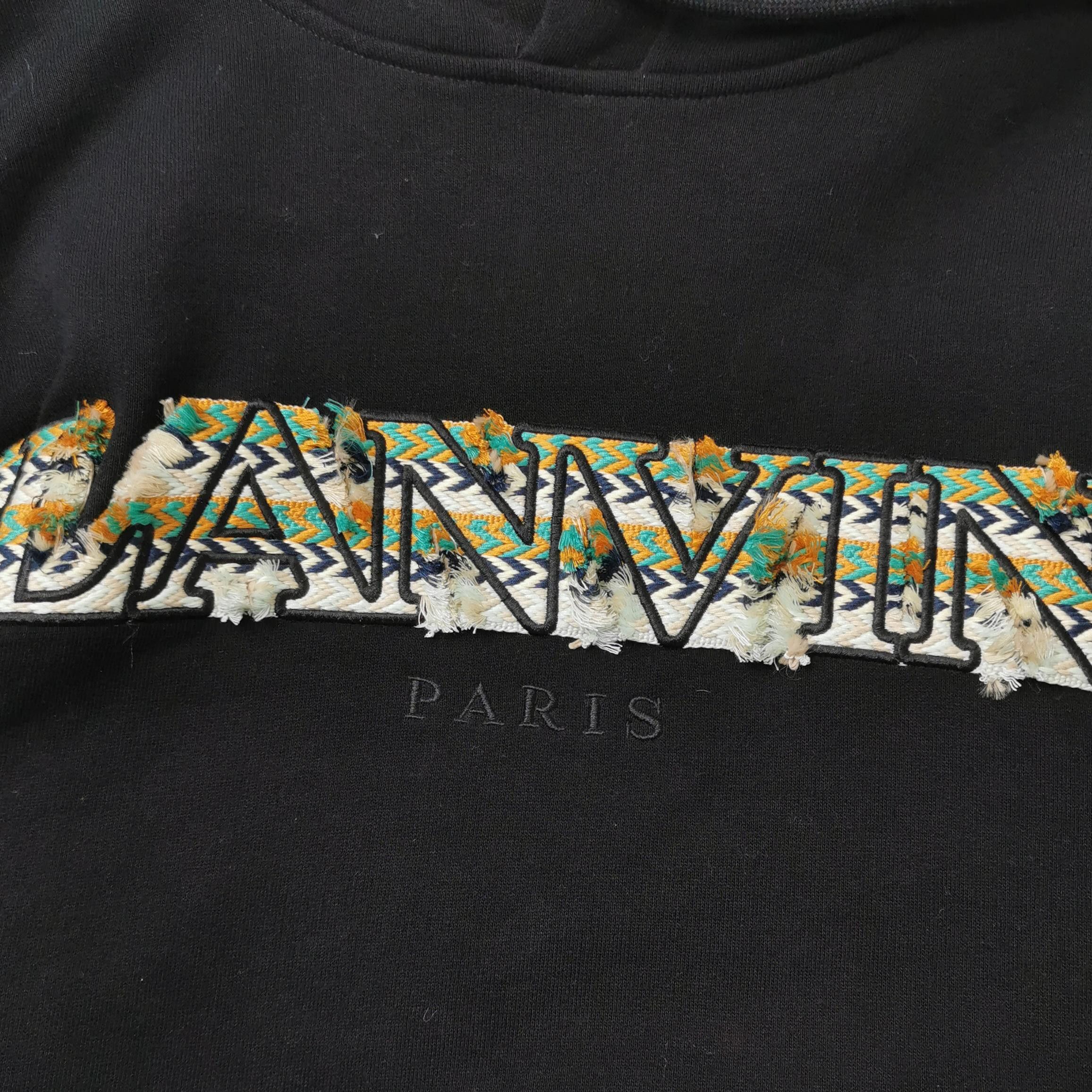 Lanvin Lanvin Contrast Logo Hoodie US S Size US S / EU 44-46 / 1 - 3 Thumbnail