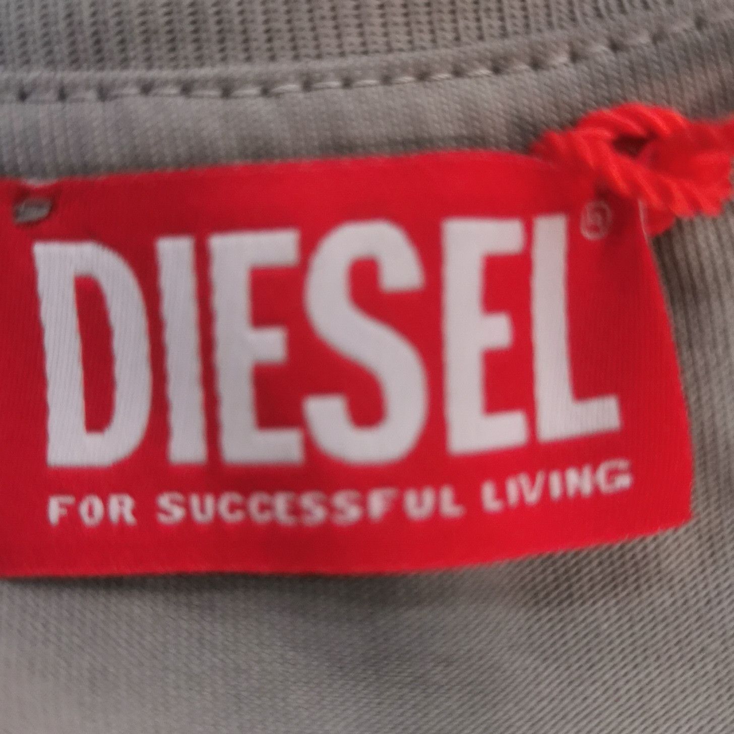 Diesel Diesel Logo Patch Cotton T-Shirt Size L Size US L / EU 52-54 / 3 - 5 Thumbnail