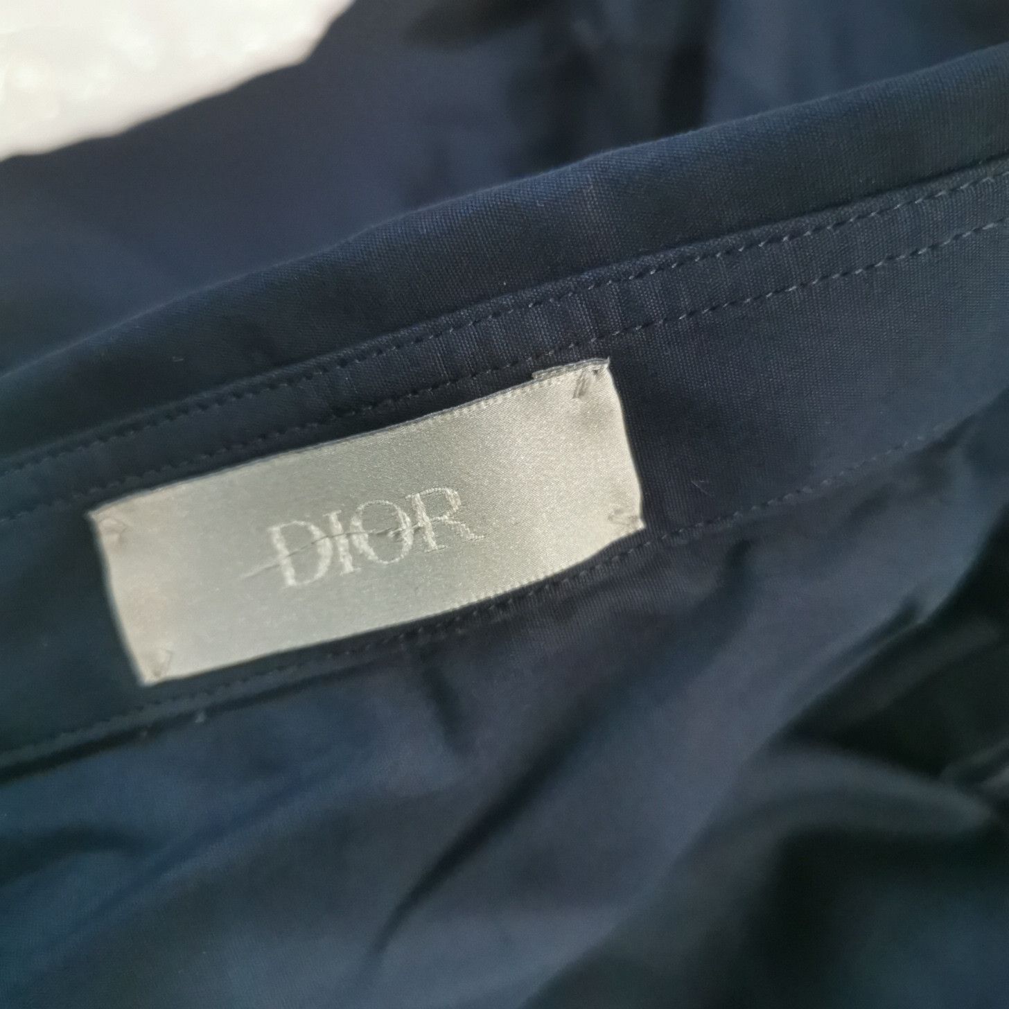 Dior Dior CD Patch Button Up Shirt Size 39 Size US M / EU 48-50 / 2 - 6 Thumbnail