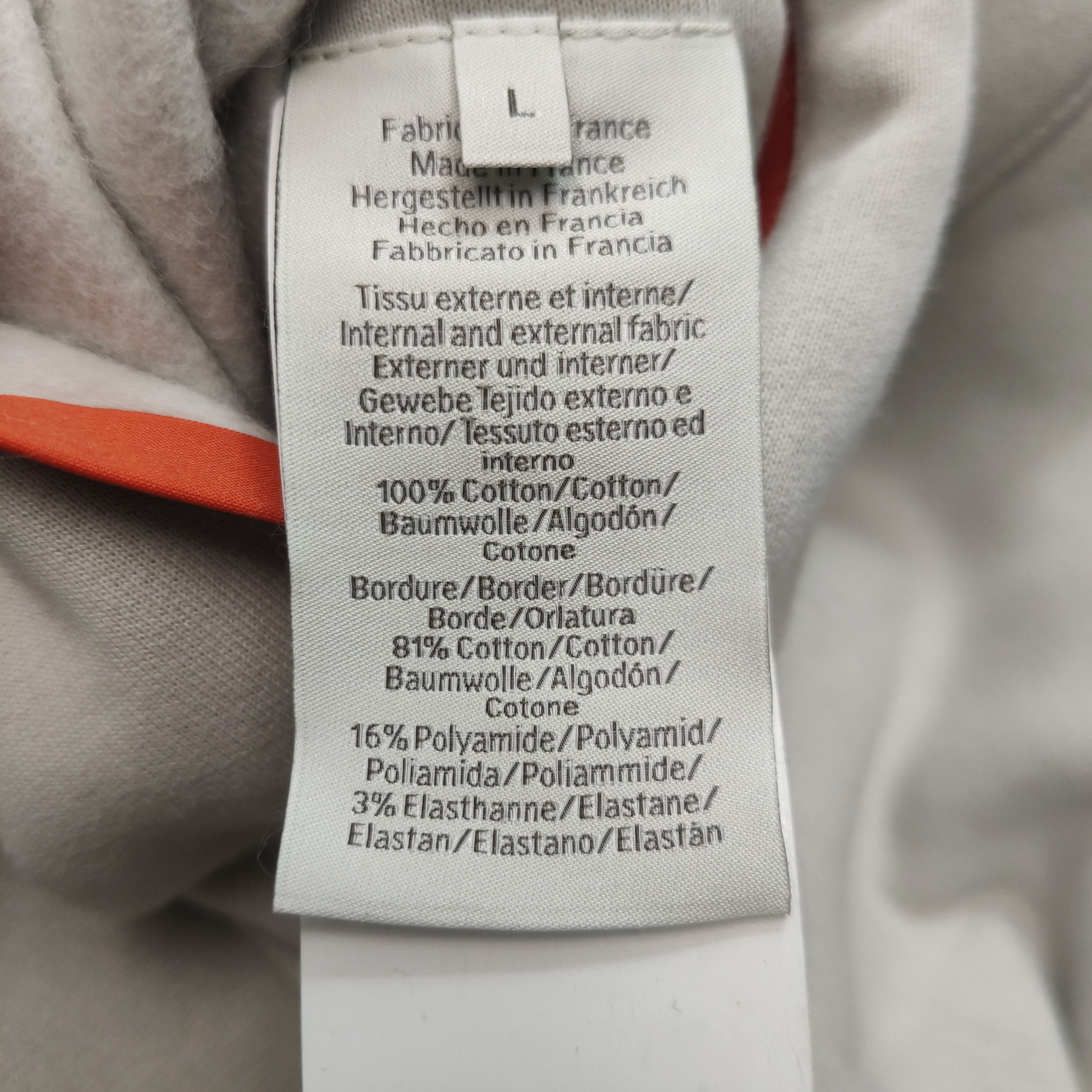 Hermes Hermes Colorblock Cotton Zip Hoodie Size L Size US L / EU 52-54 / 3 - 7 Thumbnail