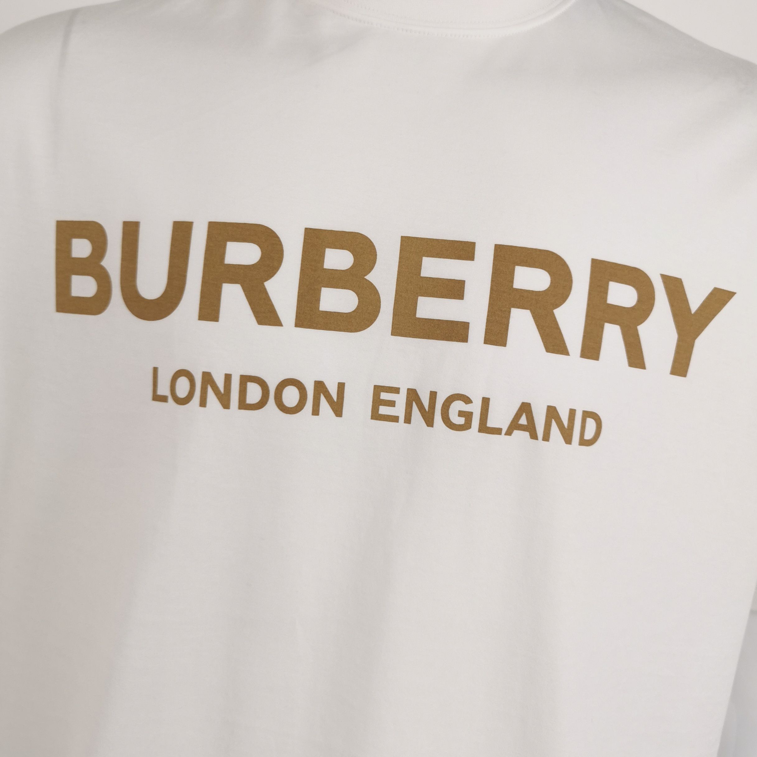 Burberry Burberry Logo Print T-Shirt White Size L Size US L / EU 52-54 / 3 - 3 Thumbnail