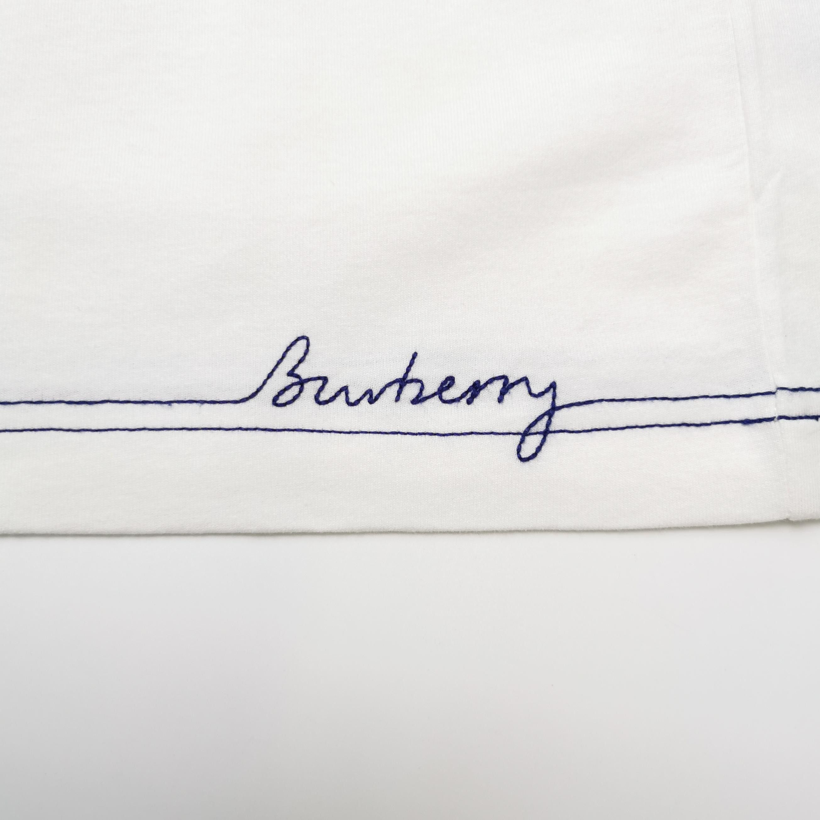 Burberry Burberry Script Logo Cotton T-Shirt Size S Size US S / EU 44-46 / 1 - 3 Thumbnail