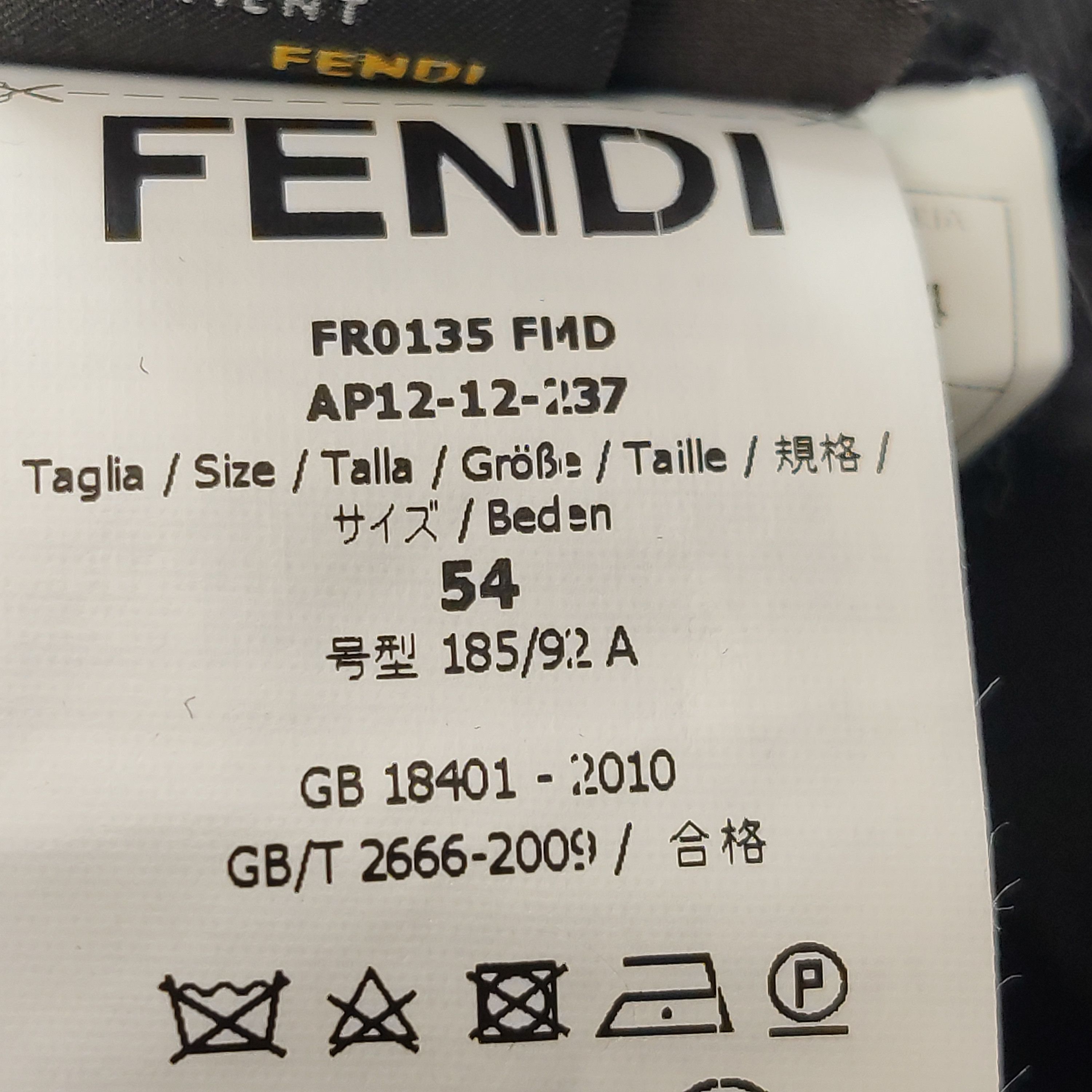 Fendi Fendi Solid Wool Trousers Size 38 Size US 38 / EU 54 - 6 Thumbnail
