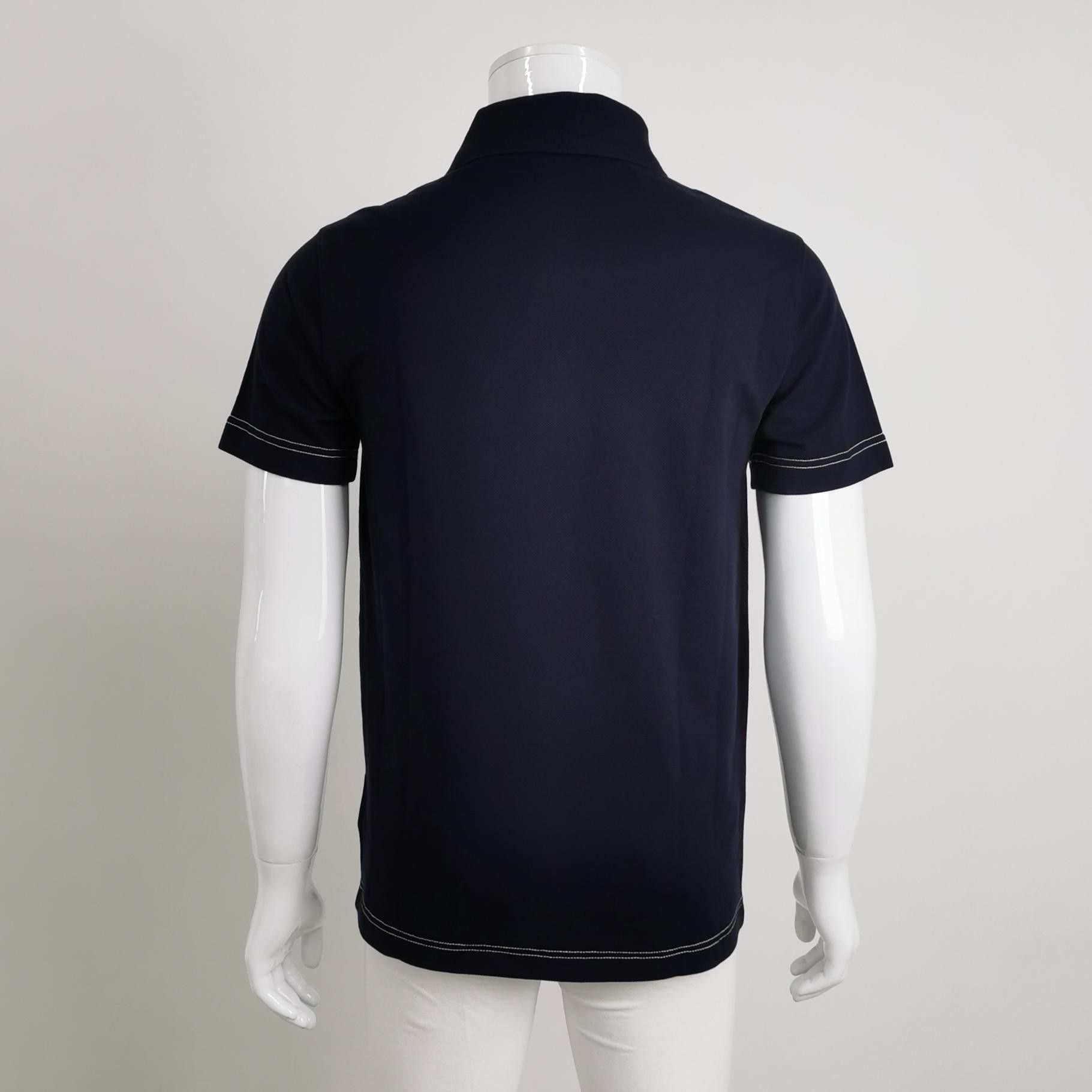 Burberry Burberry Script Logo Contrast Stitch Polo Size M Size US M / EU 48-50 / 2 - 2 Thumbnail