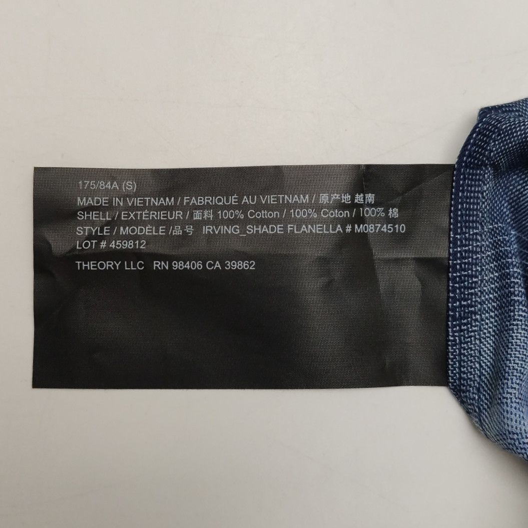 Theory Theory Checked Cotton Button Up Shirt S Size US S / EU 44-46 / 1 - 9 Thumbnail