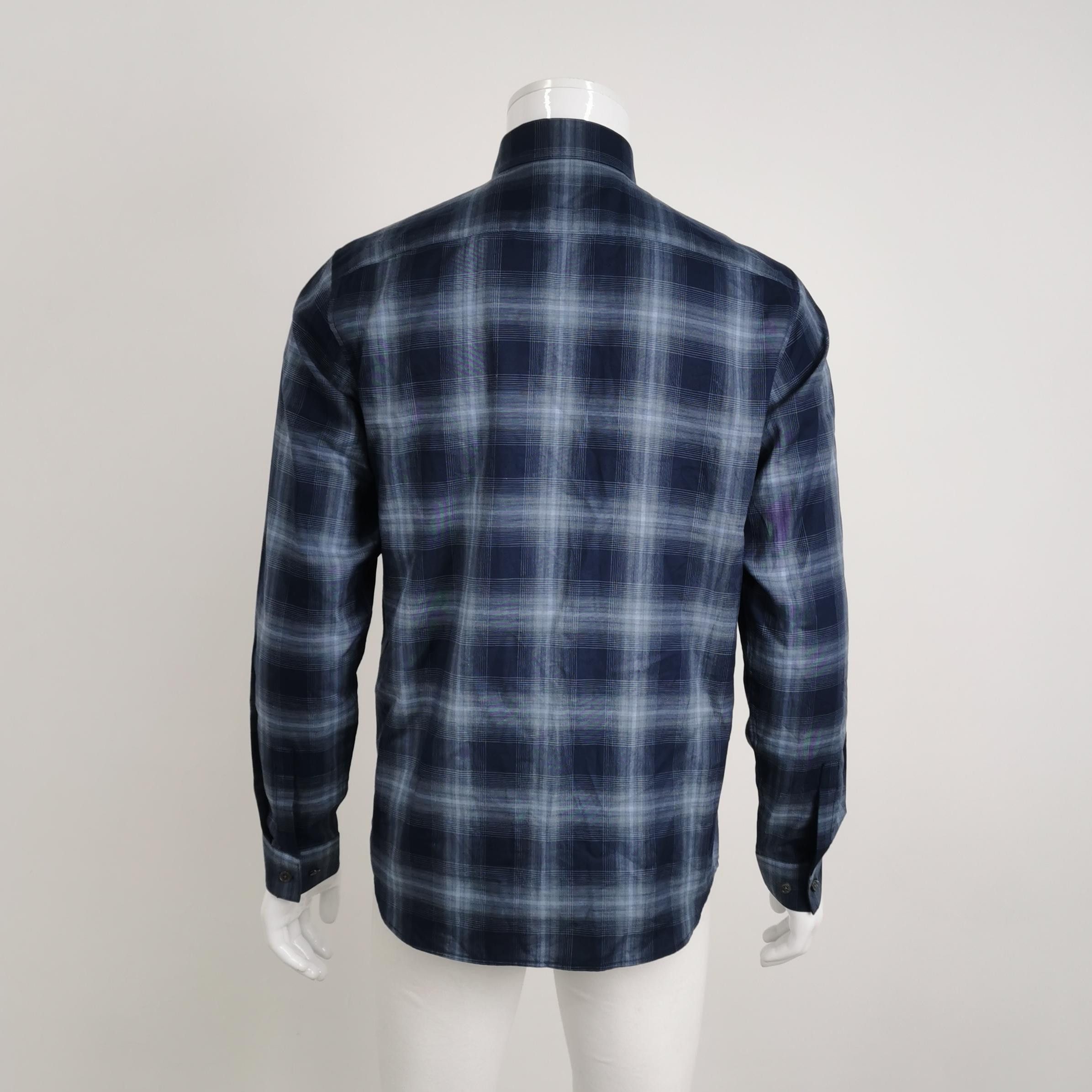 Theory Theory Checked Cotton Button Up Shirt S Size US S / EU 44-46 / 1 - 2 Thumbnail