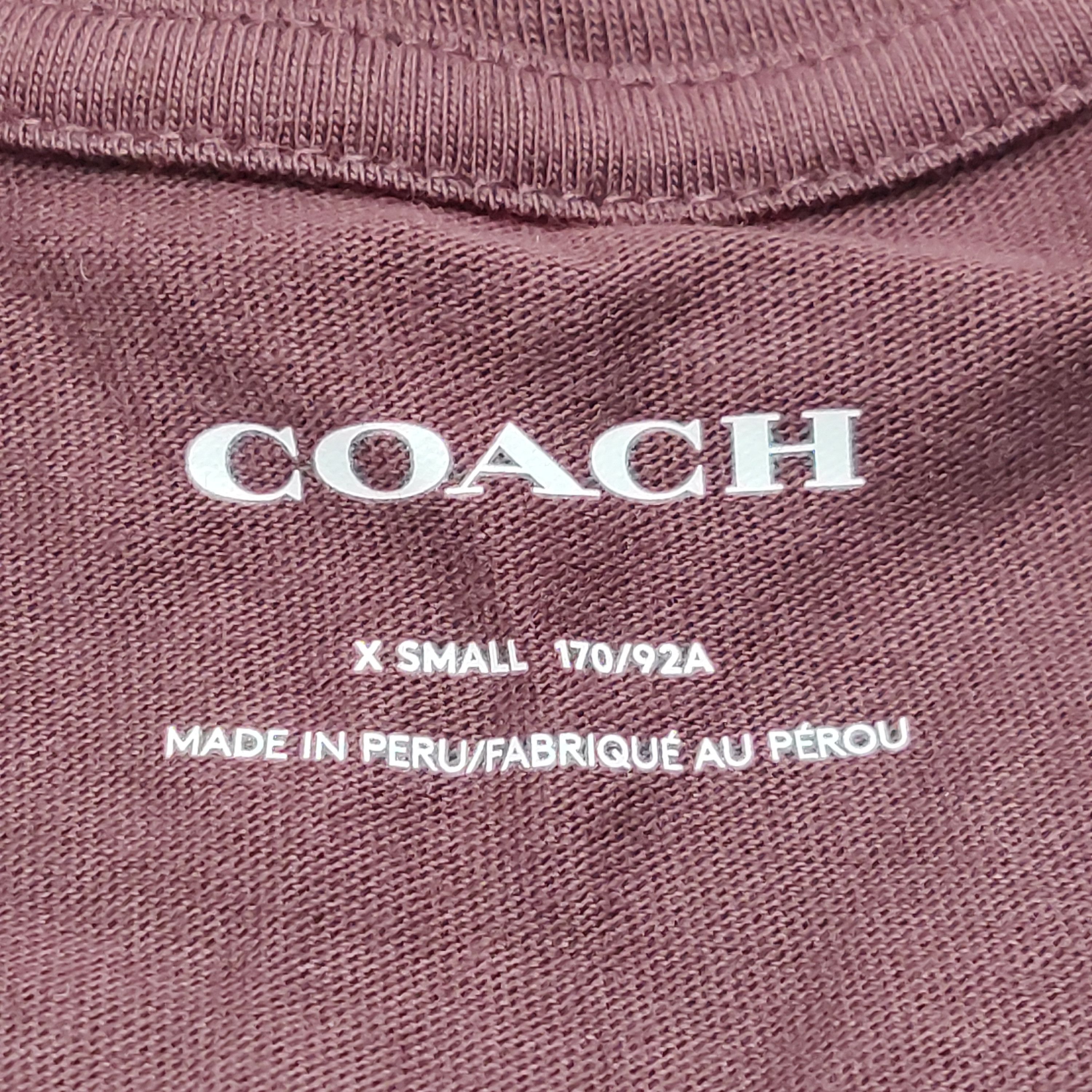 Coach Coach Logo Graphic Cotton T-Shirt XS Size US XS / EU 42 / 0 - 5 Thumbnail