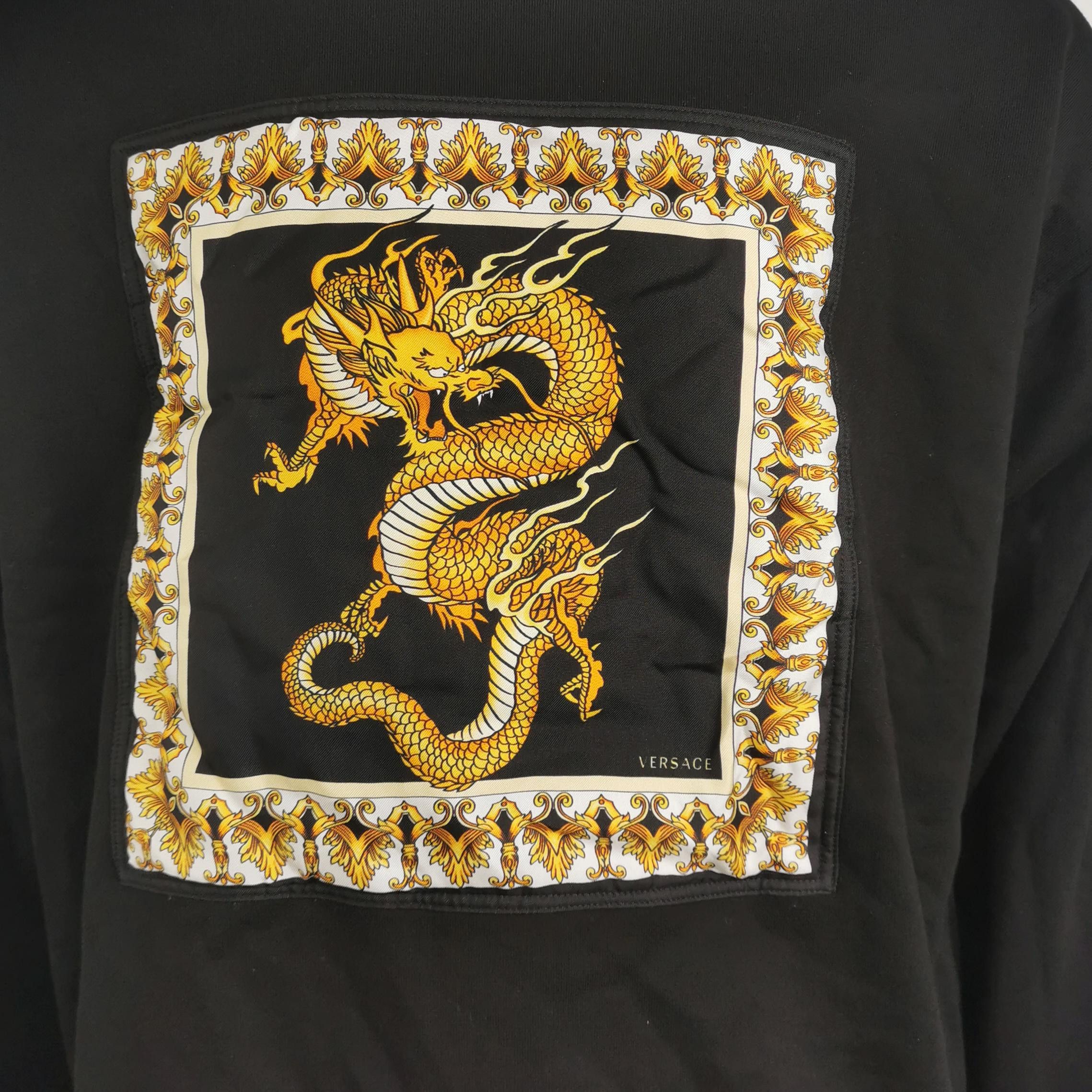 Versace Versace Golden Dragon Graphic Sweatshirt XL Size US XL / EU 56 / 4 - 3 Thumbnail