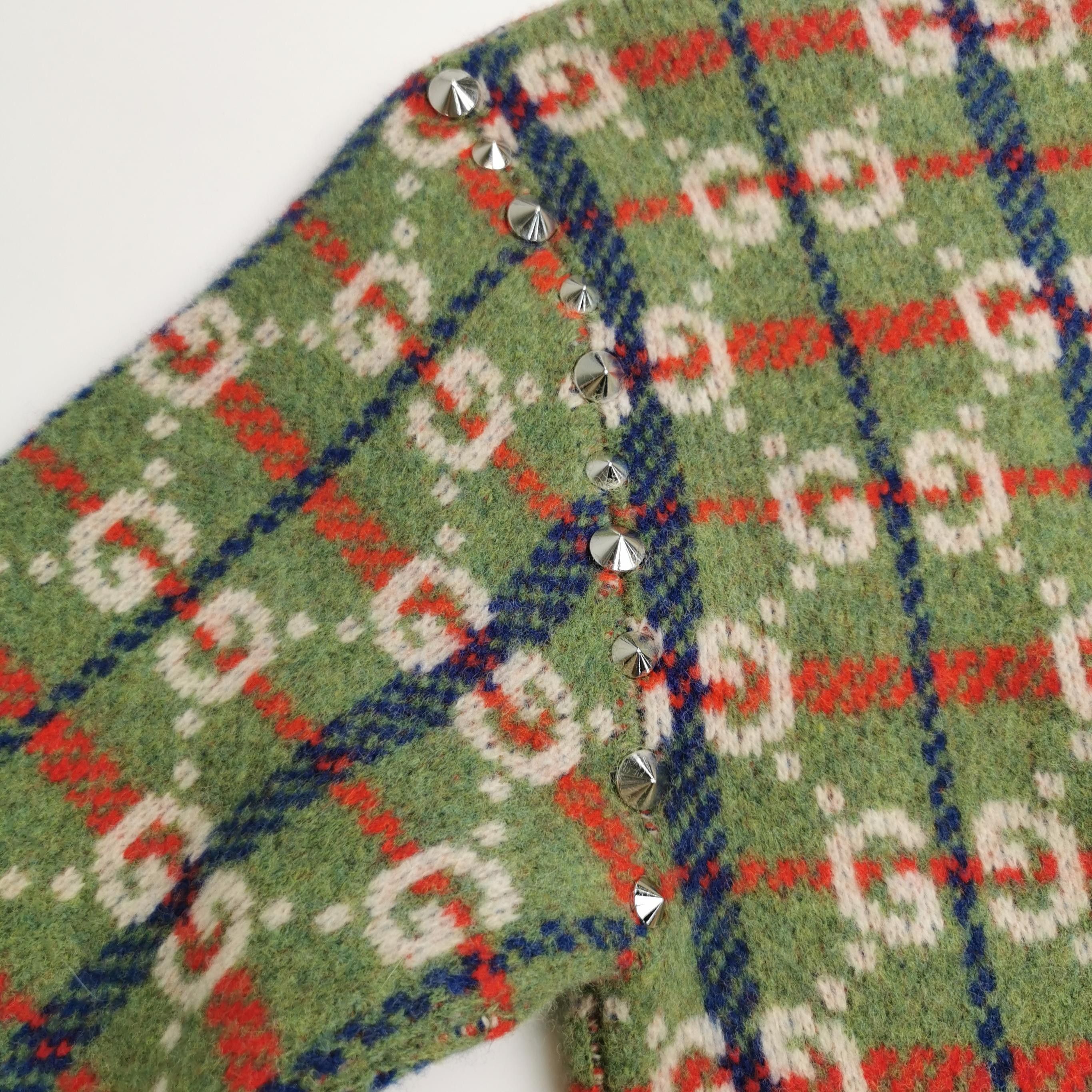 Gucci Gucci Studded Monogram Wool Sweater XS Size US XS / EU 42 / 0 - 3 Thumbnail