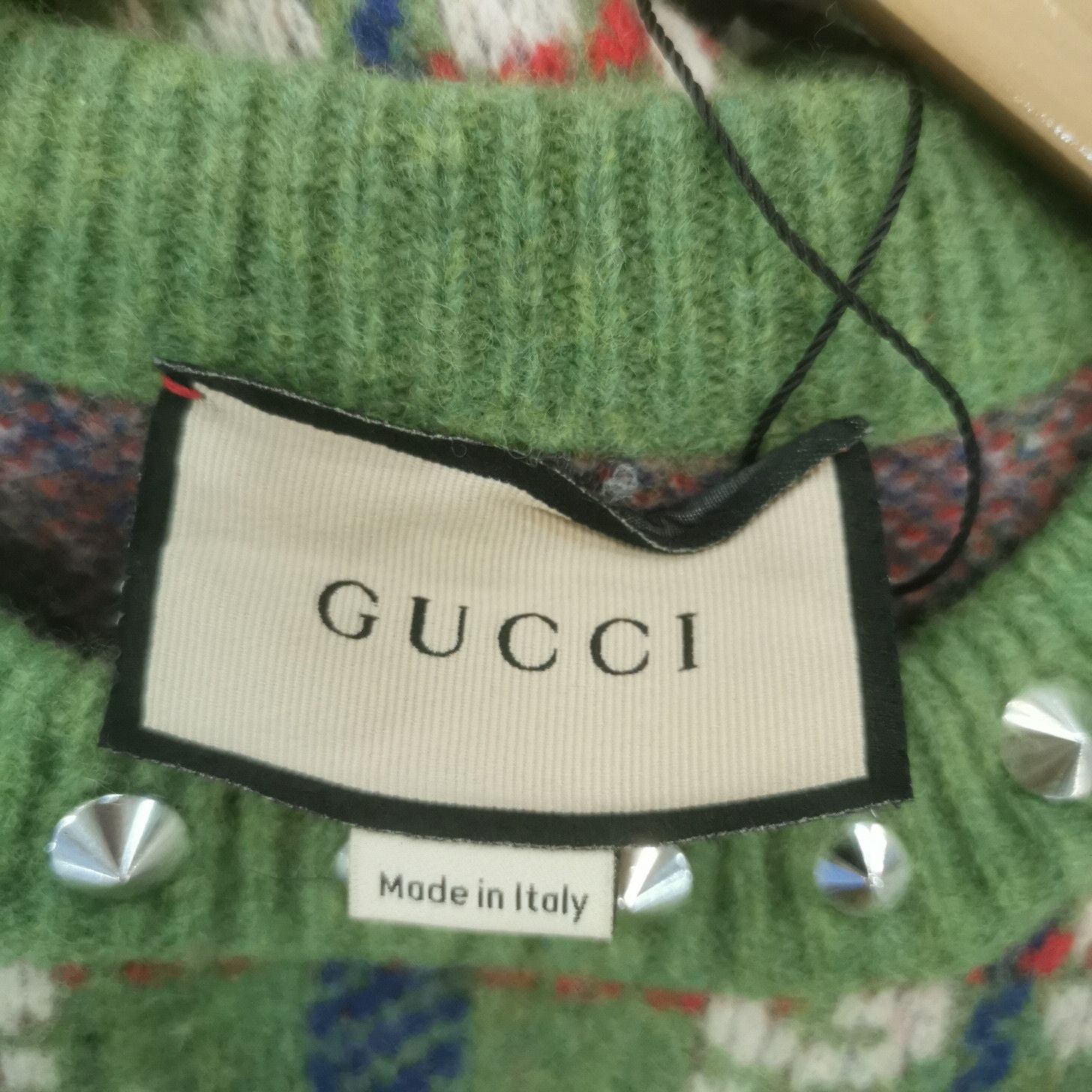 Gucci Gucci Studded Monogram Wool Sweater XS Size US XS / EU 42 / 0 - 4 Thumbnail