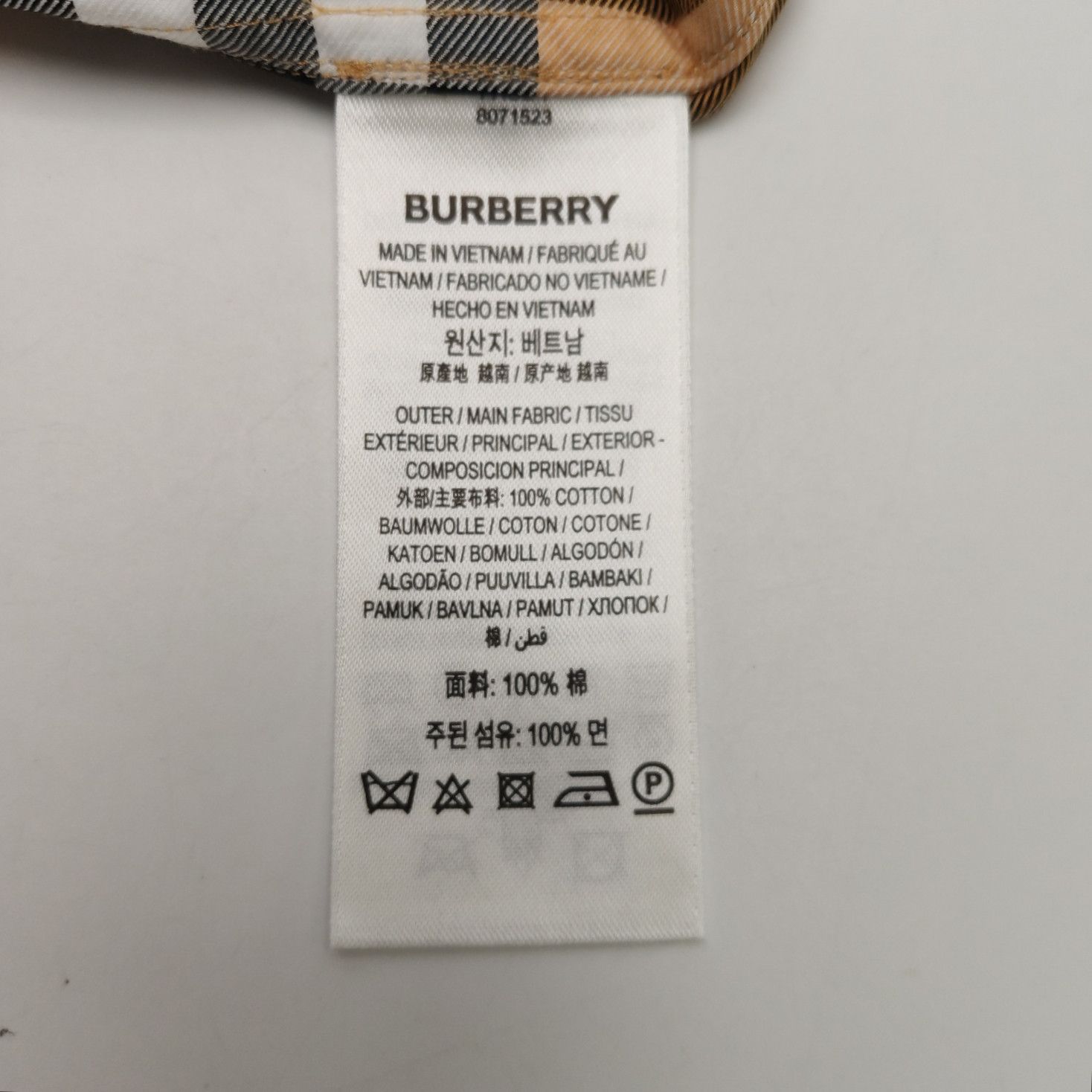 Burberry Burberry Dusty Orange Check Shirt XL Size US XL / EU 56 / 4 - 8 Thumbnail