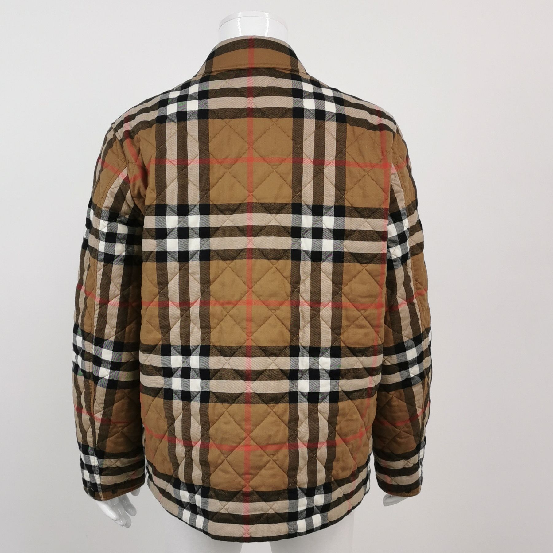 Burberry Burberry Check Quilted Cotton Jacket Size L Size US L / EU 52-54 / 3 - 2 Thumbnail