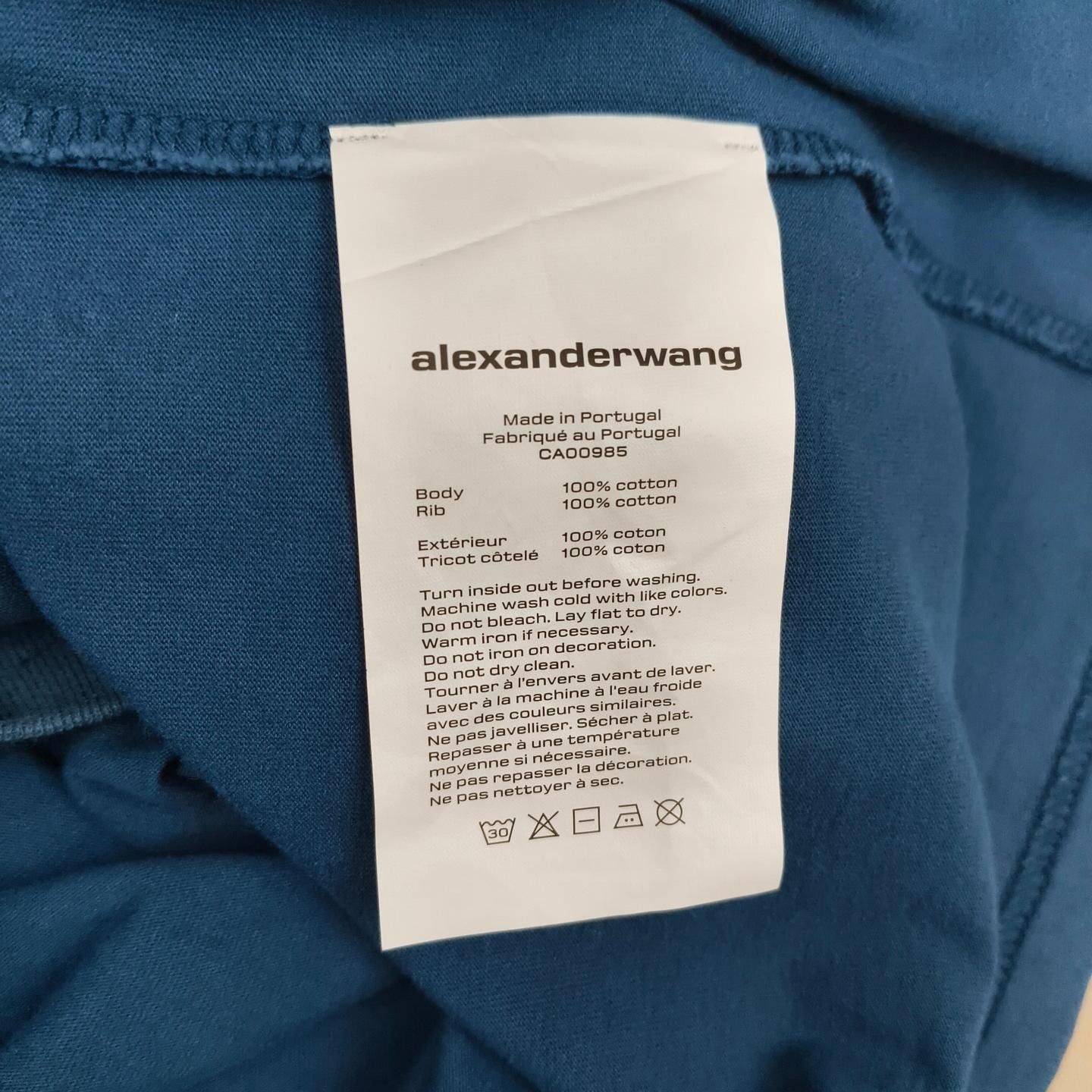 Alexander Wang Alexander Wang Logo Long Sleeve T-Shirt Size S Size US S / EU 44-46 / 1 - 7 Thumbnail