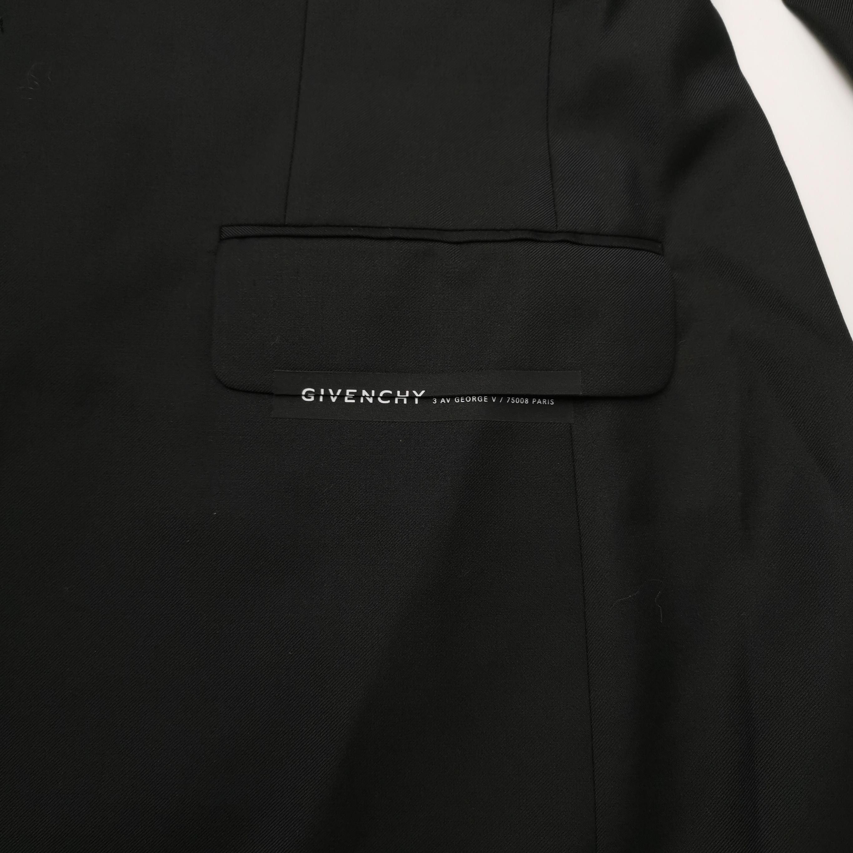 Givenchy Givenchy Wool Single-Breasted Blazer Size 38R Size 38R - 3 Thumbnail