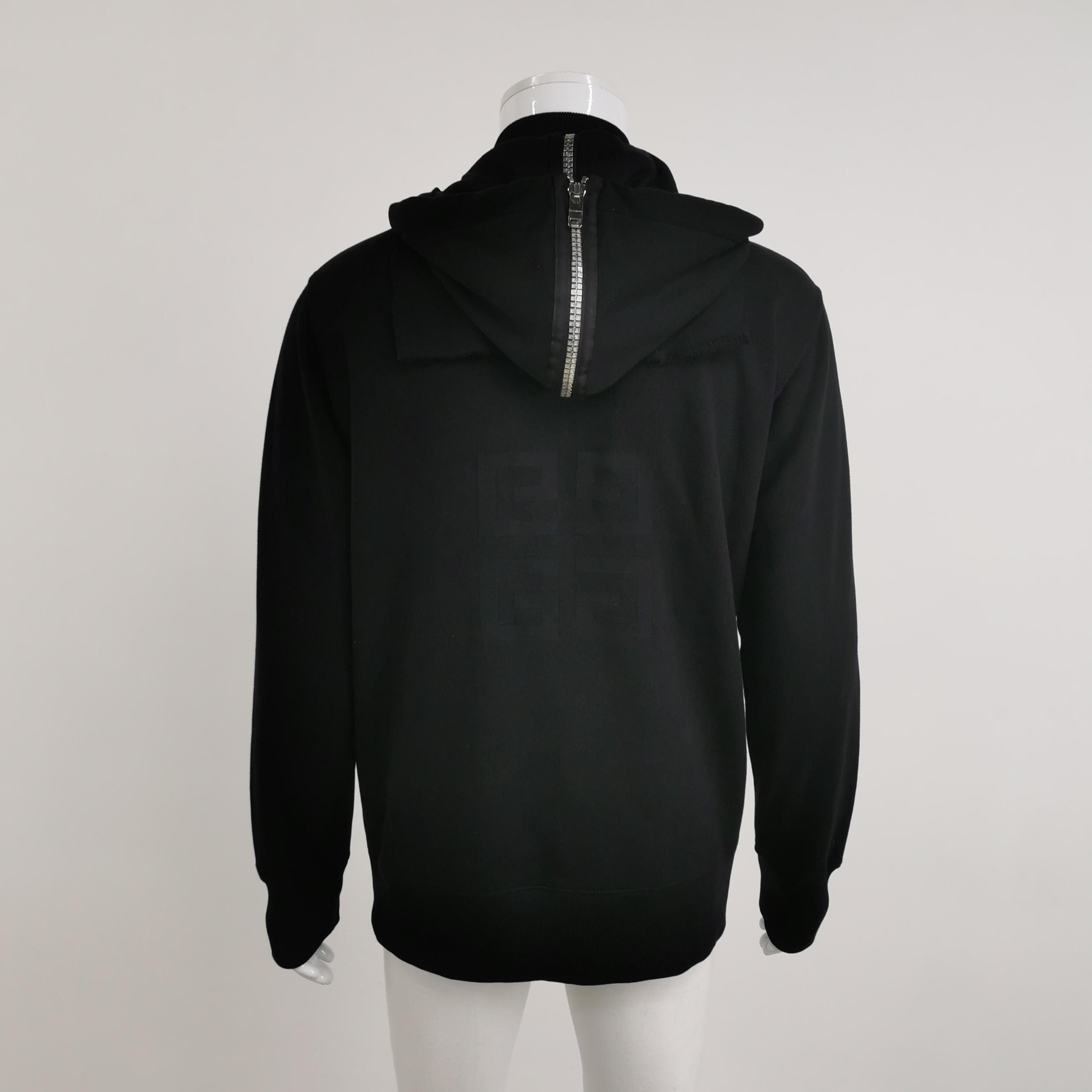 Givenchy Givenchy Logo Zip-up Hoodie Size M Size US M / EU 48-50 / 2 - 2 Thumbnail