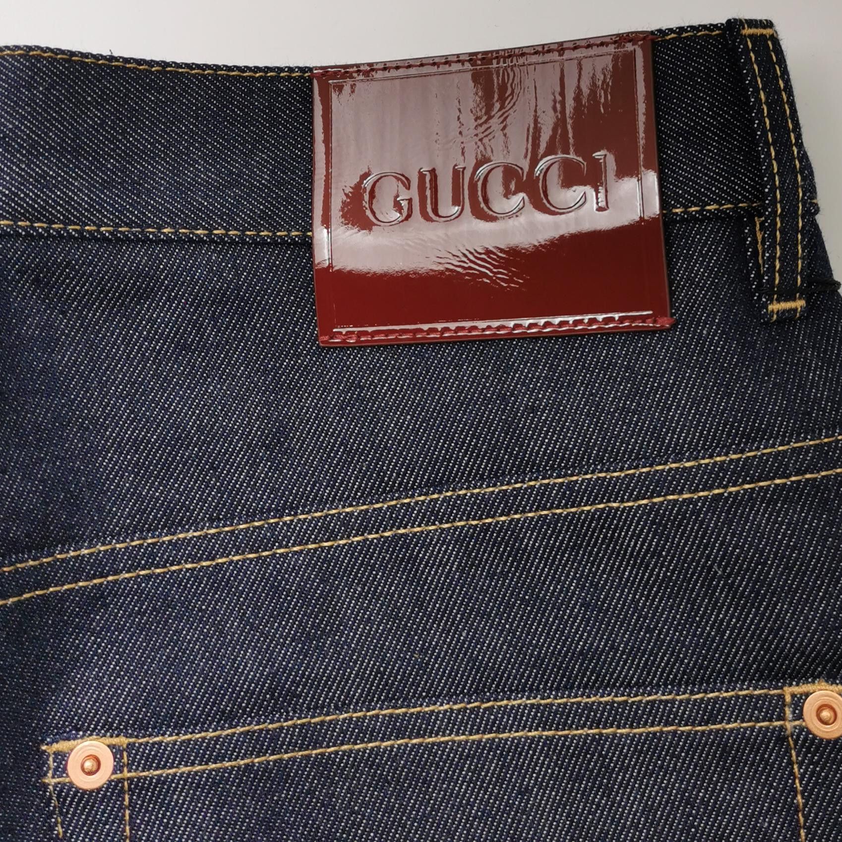 Gucci Gucci Side Logo Trim Denim Shorts Size 32 Size US 32 / EU 48 - 3 Thumbnail