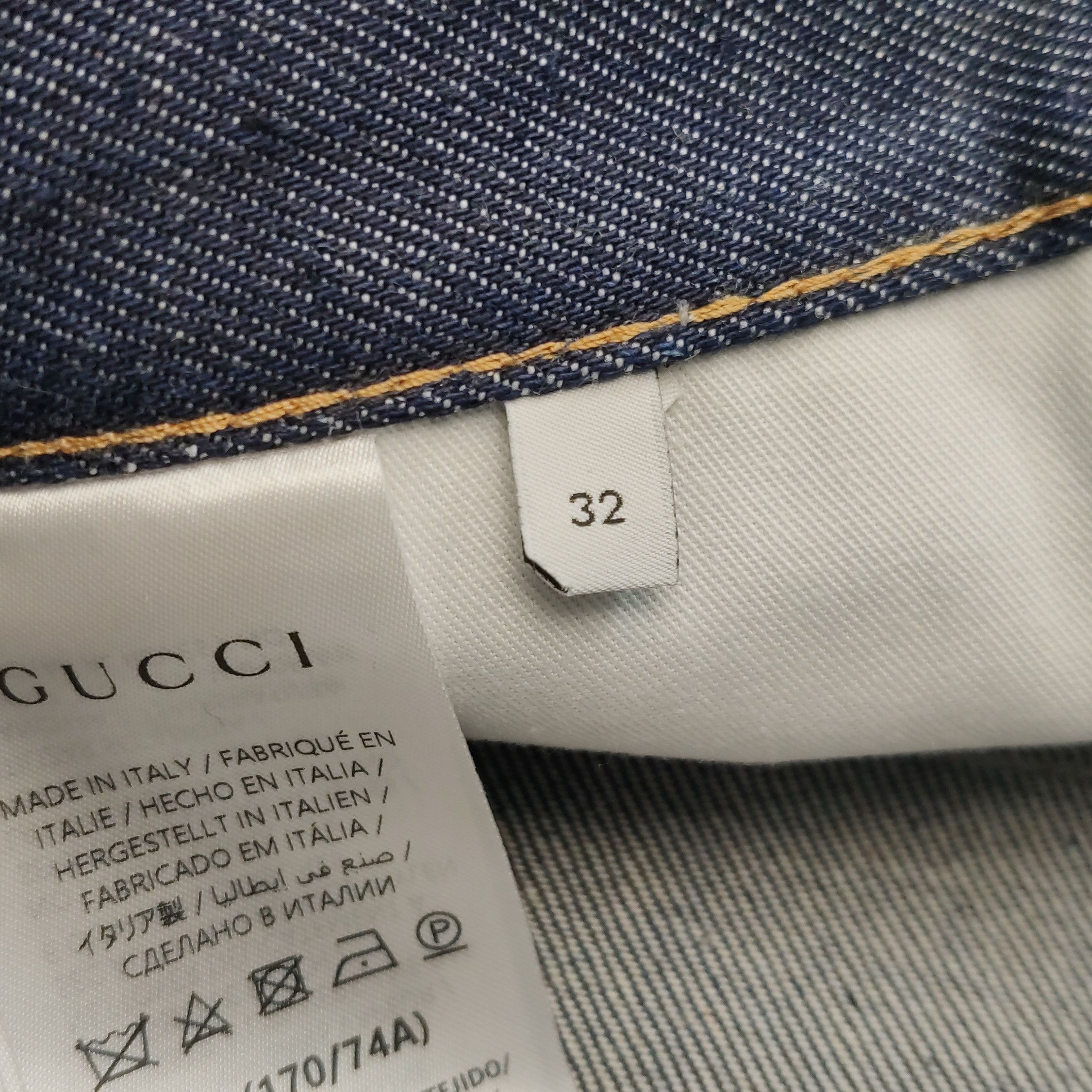 Gucci Gucci Side Logo Trim Denim Shorts Size 32 Size US 32 / EU 48 - 11 Thumbnail